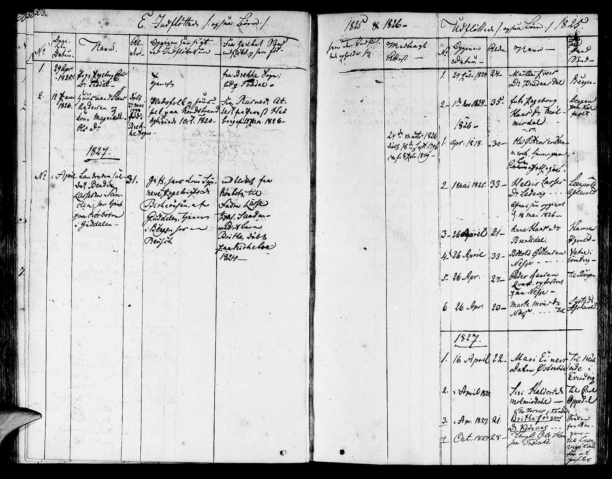 Lavik sokneprestembete, SAB/A-80901: Parish register (official) no. A 2II, 1821-1842, p. 503