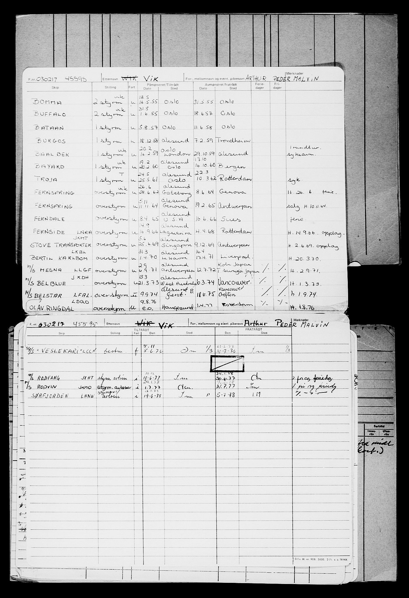 Direktoratet for sjømenn, AV/RA-S-3545/G/Gb/L0145: Hovedkort, 1917, p. 670