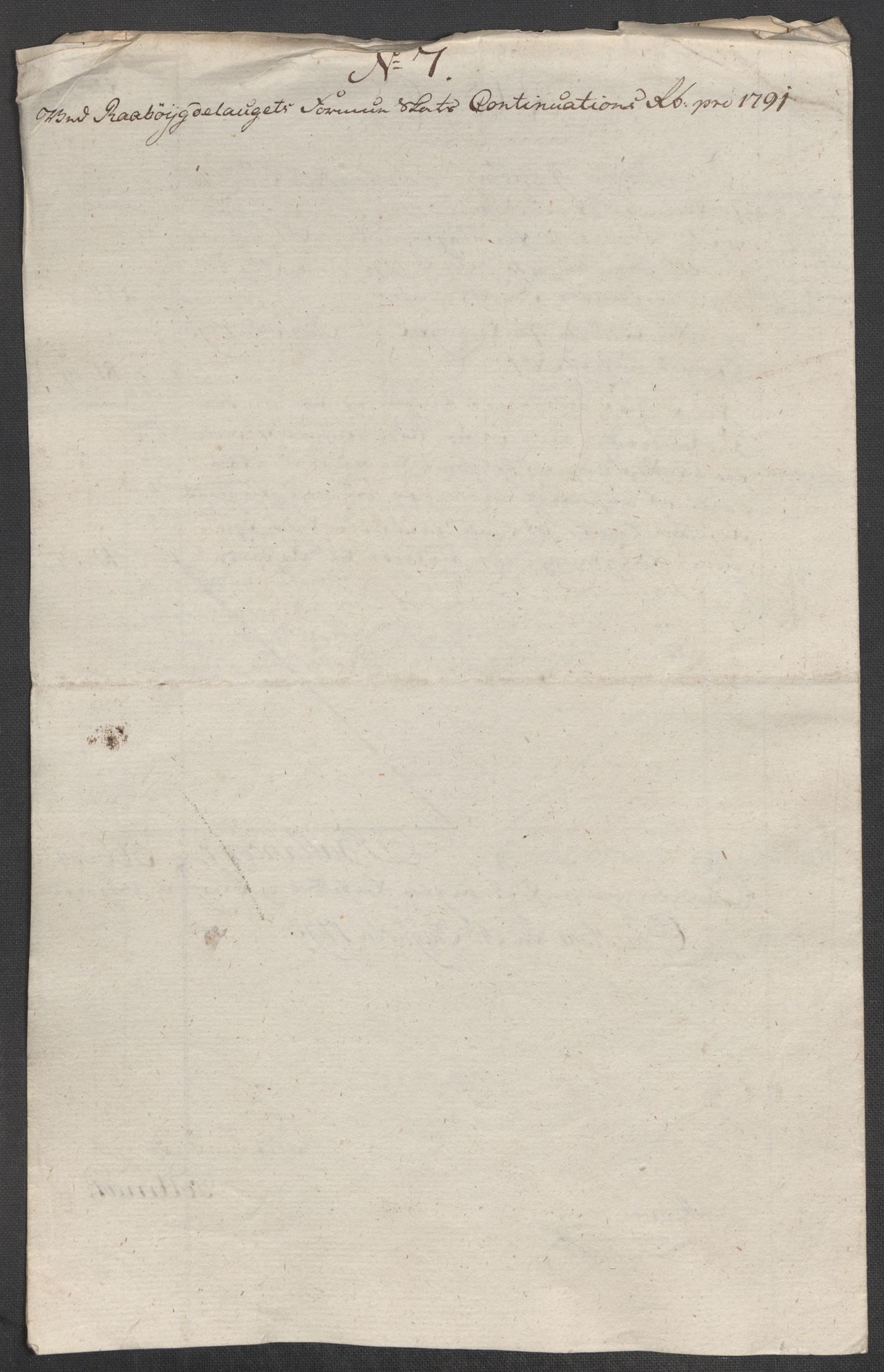 Rentekammeret inntil 1814, Reviderte regnskaper, Mindre regnskaper, RA/EA-4068/Rf/Rfe/L0040: Ryfylke fogderi, Råbyggelaget fogderi, Salten fogderi, 1789, p. 208