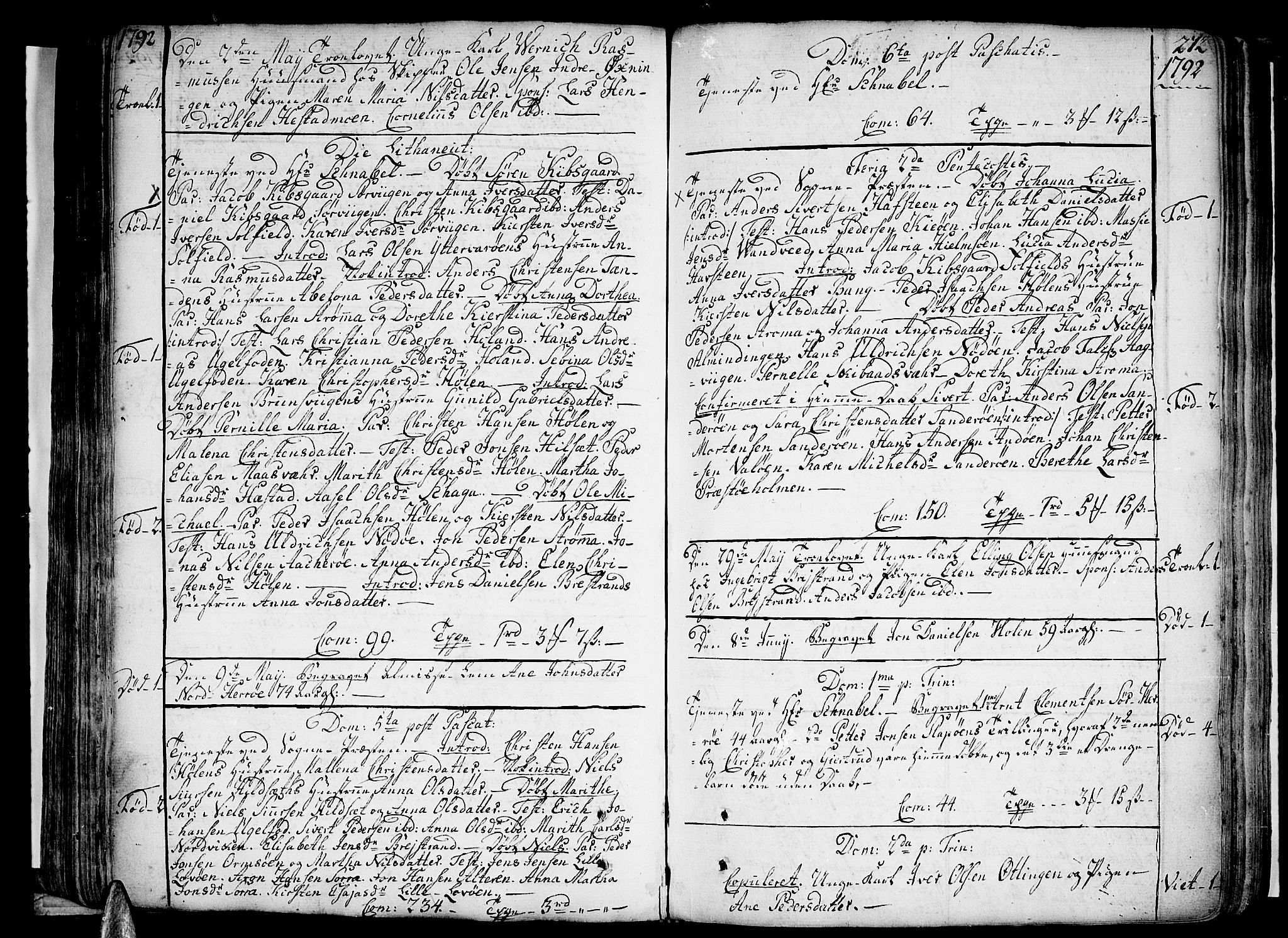 Ministerialprotokoller, klokkerbøker og fødselsregistre - Nordland, AV/SAT-A-1459/830/L0441: Parish register (official) no. 830A07 /3, 1776-1800, p. 272