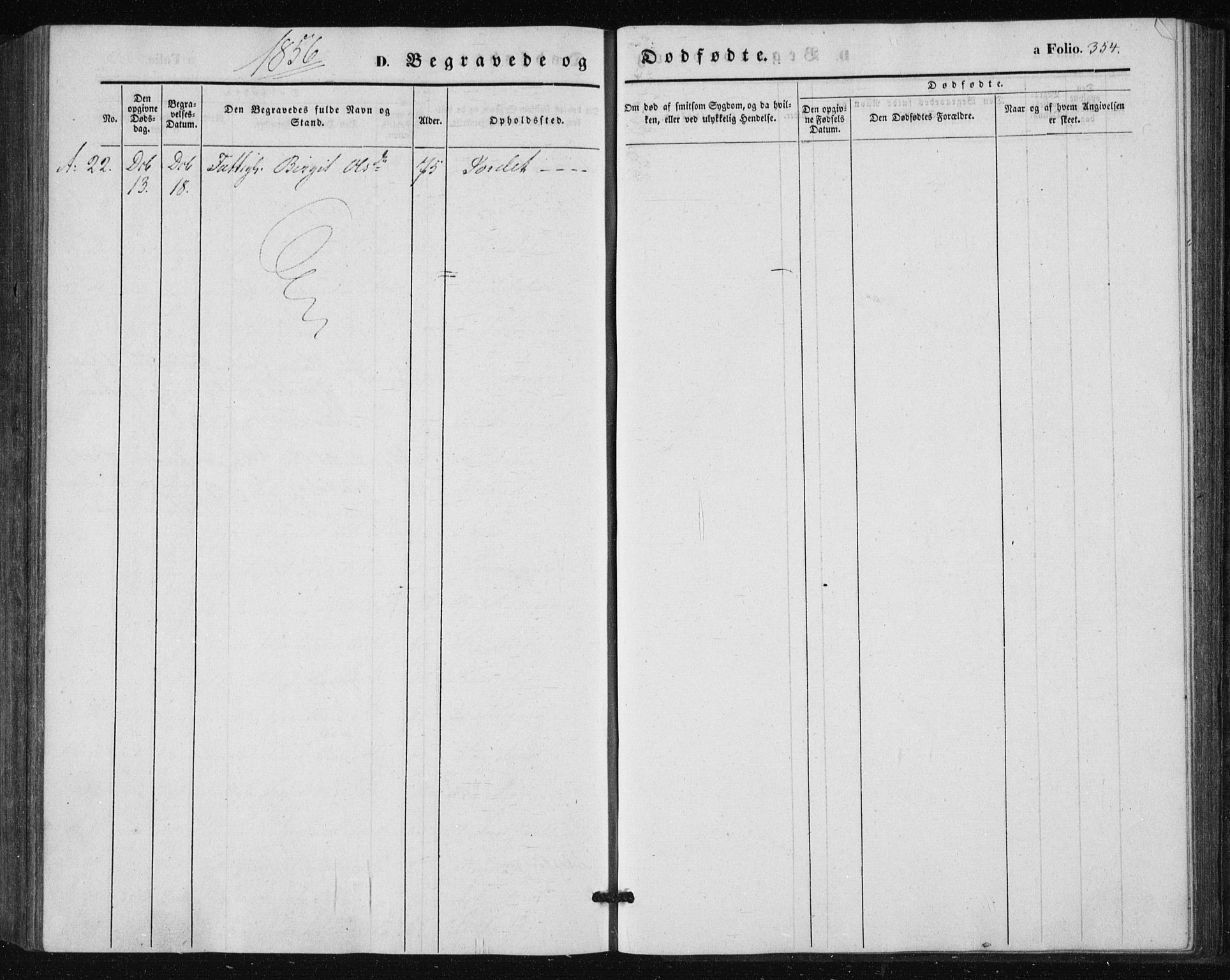 Tinn kirkebøker, SAKO/A-308/F/Fa/L0005: Parish register (official) no. I 5, 1844-1856, p. 354