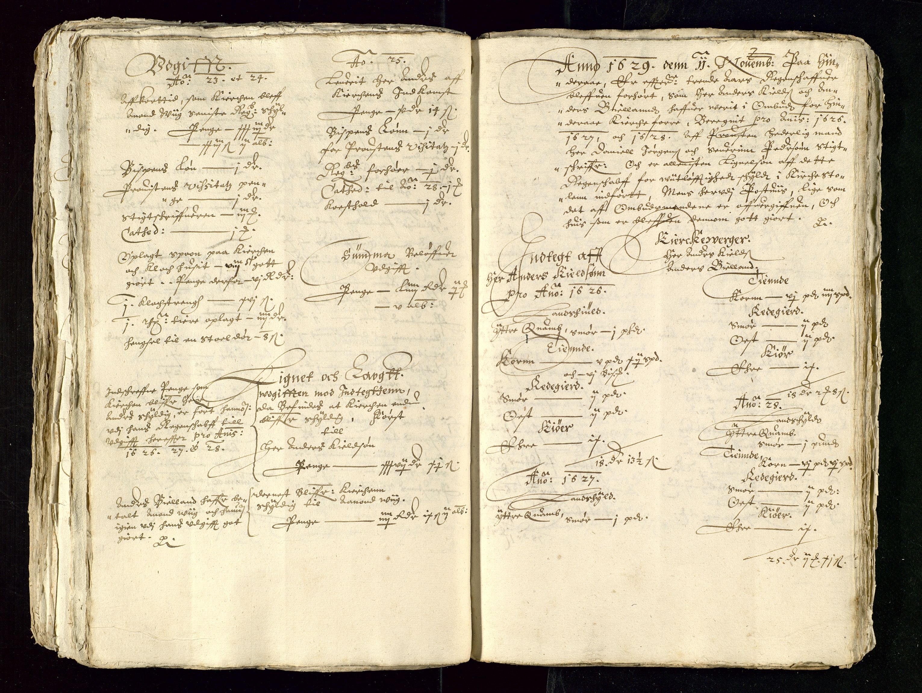 Stavanger len, AV/SAST-A-101870/Ob/L0018: Kirkeregnskaper, 1613-1632, p. 105