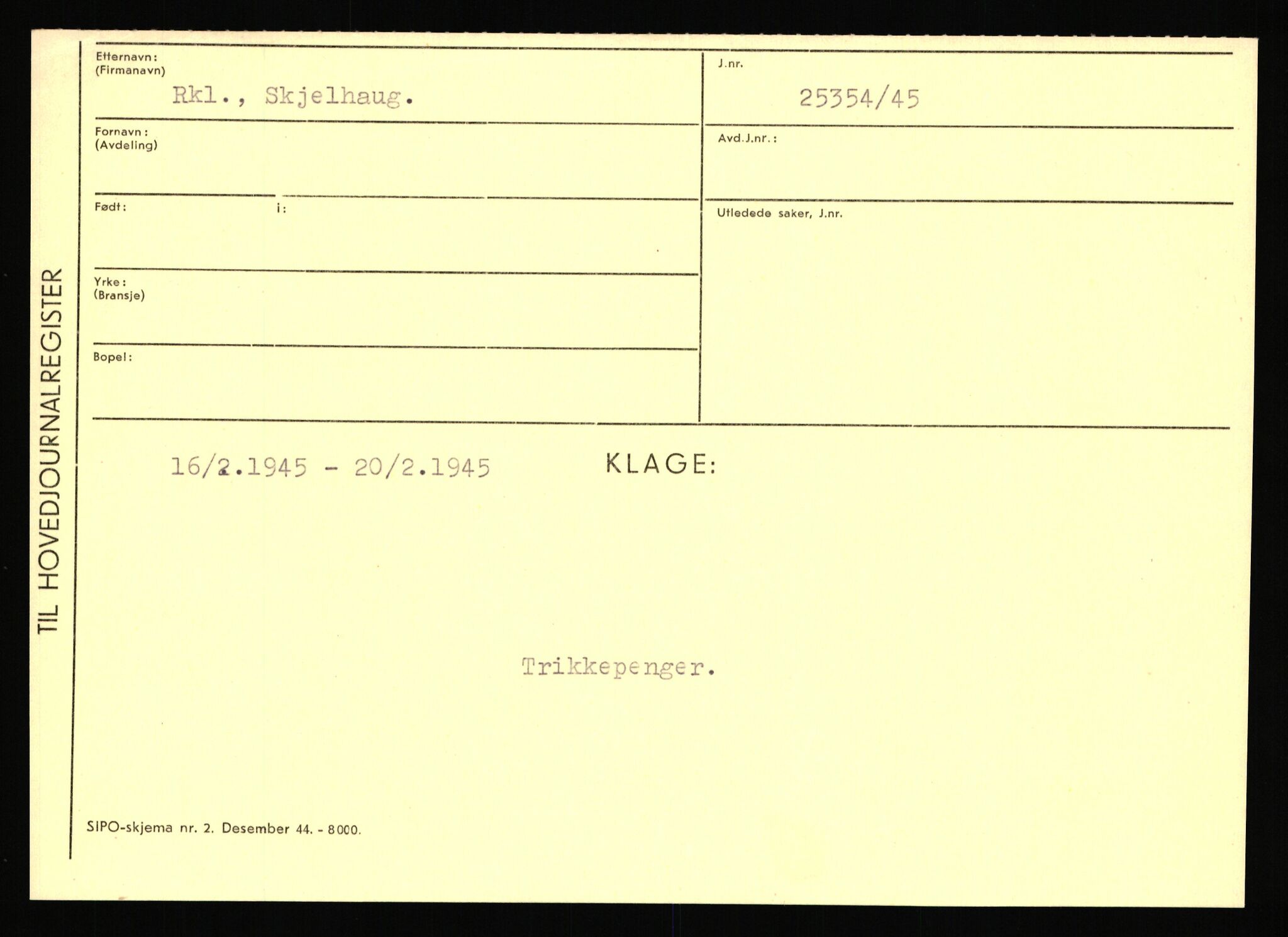 Statspolitiet - Hovedkontoret / Osloavdelingen, AV/RA-S-1329/C/Ca/L0014: Seterlien - Svartås, 1943-1945, p. 1014