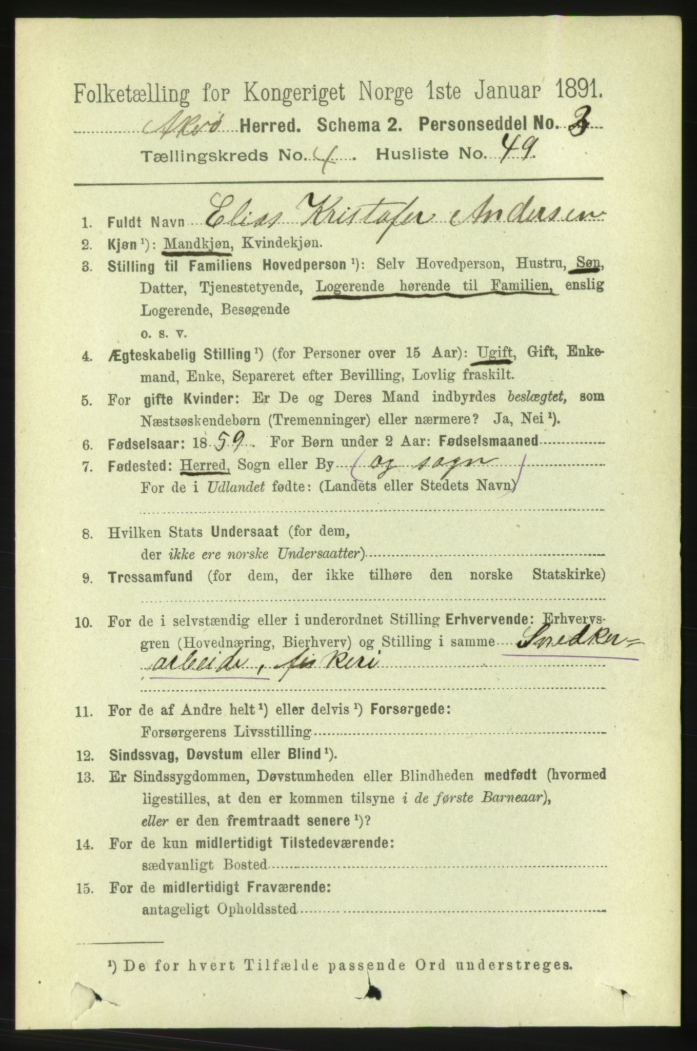 RA, 1891 census for 1545 Aukra, 1891, p. 1934