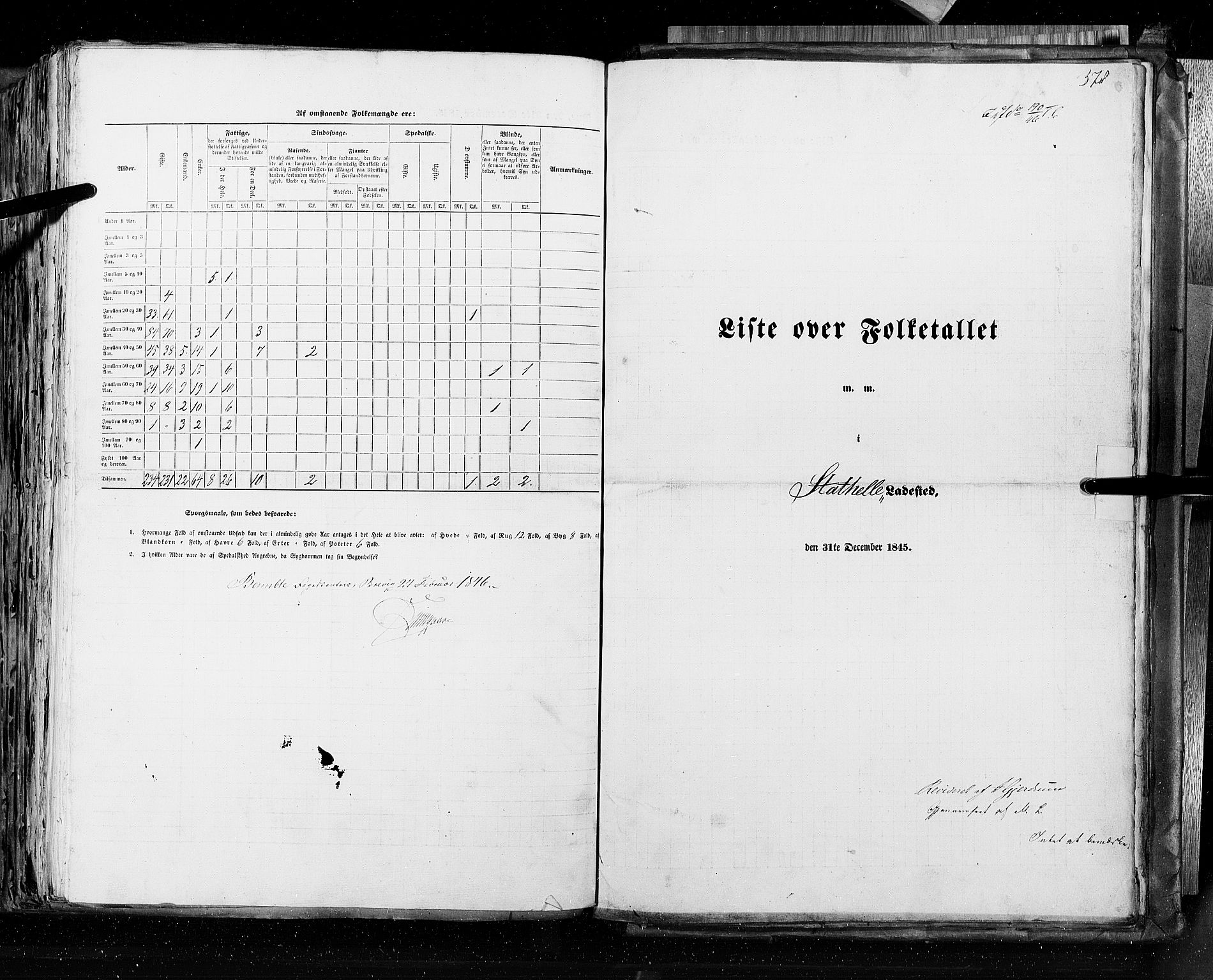 RA, Census 1845, vol. 10: Cities, 1845, p. 378