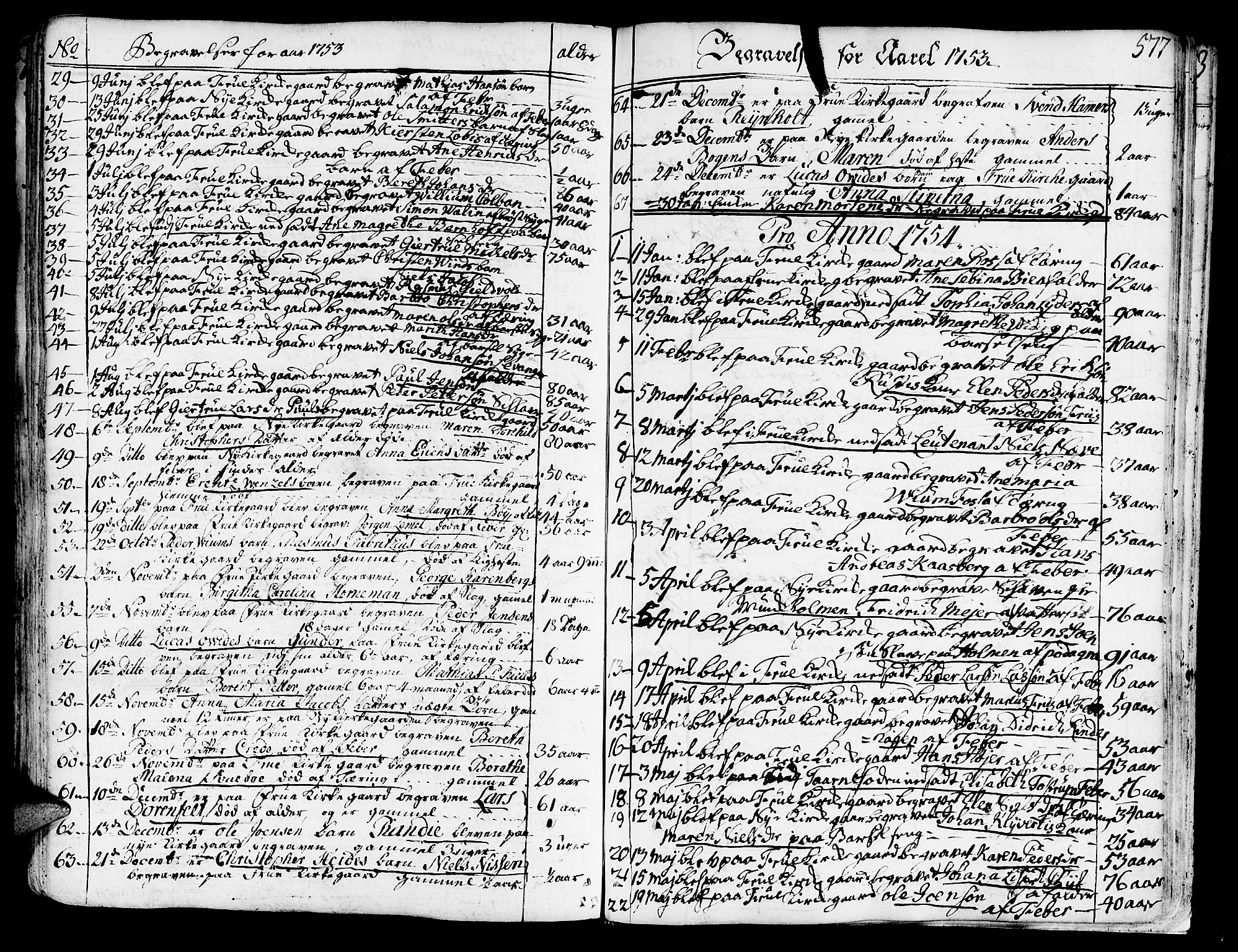 Ministerialprotokoller, klokkerbøker og fødselsregistre - Sør-Trøndelag, AV/SAT-A-1456/602/L0103: Parish register (official) no. 602A01, 1732-1774, p. 577