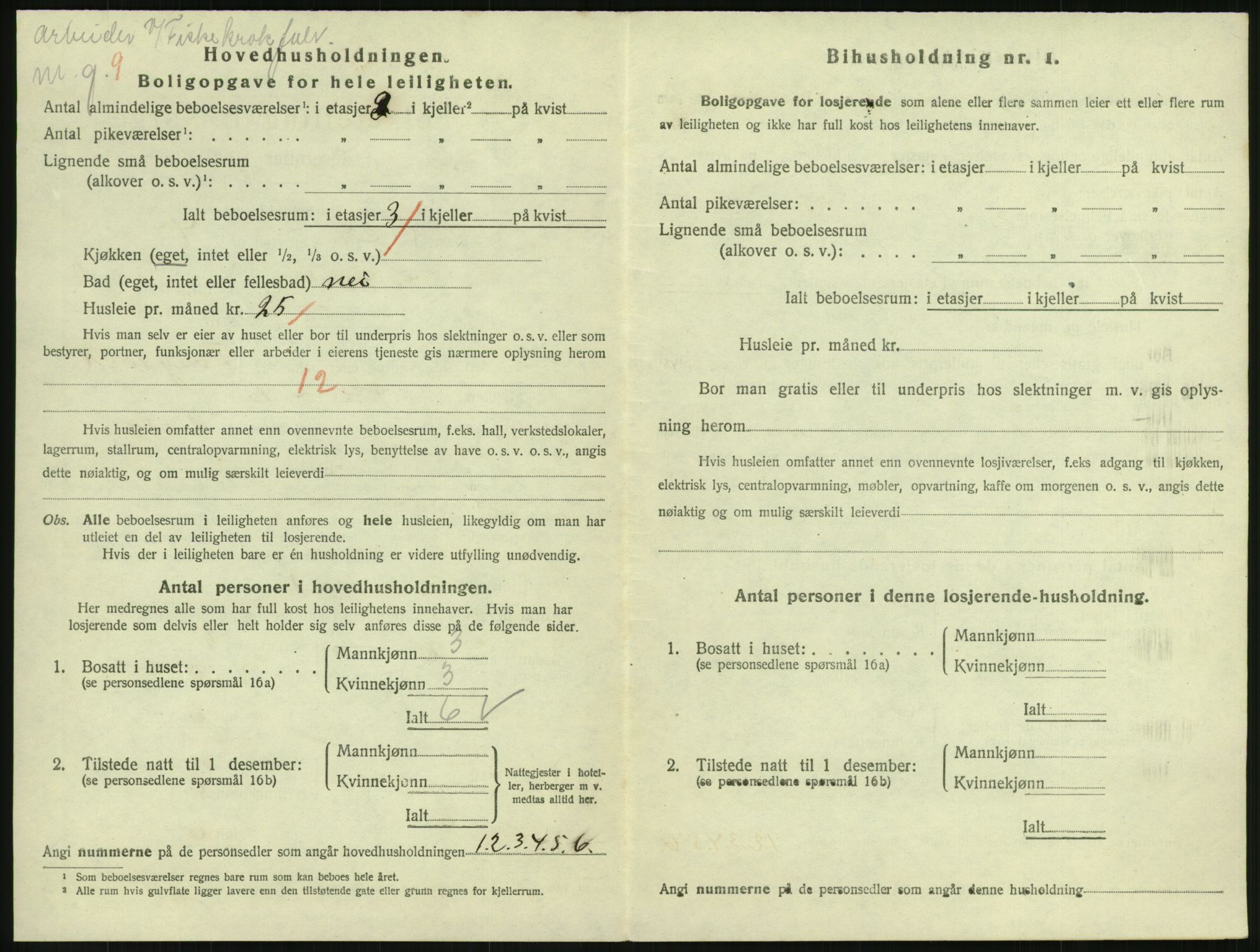 SAH, 1920 census for Gjøvik, 1920, p. 1165