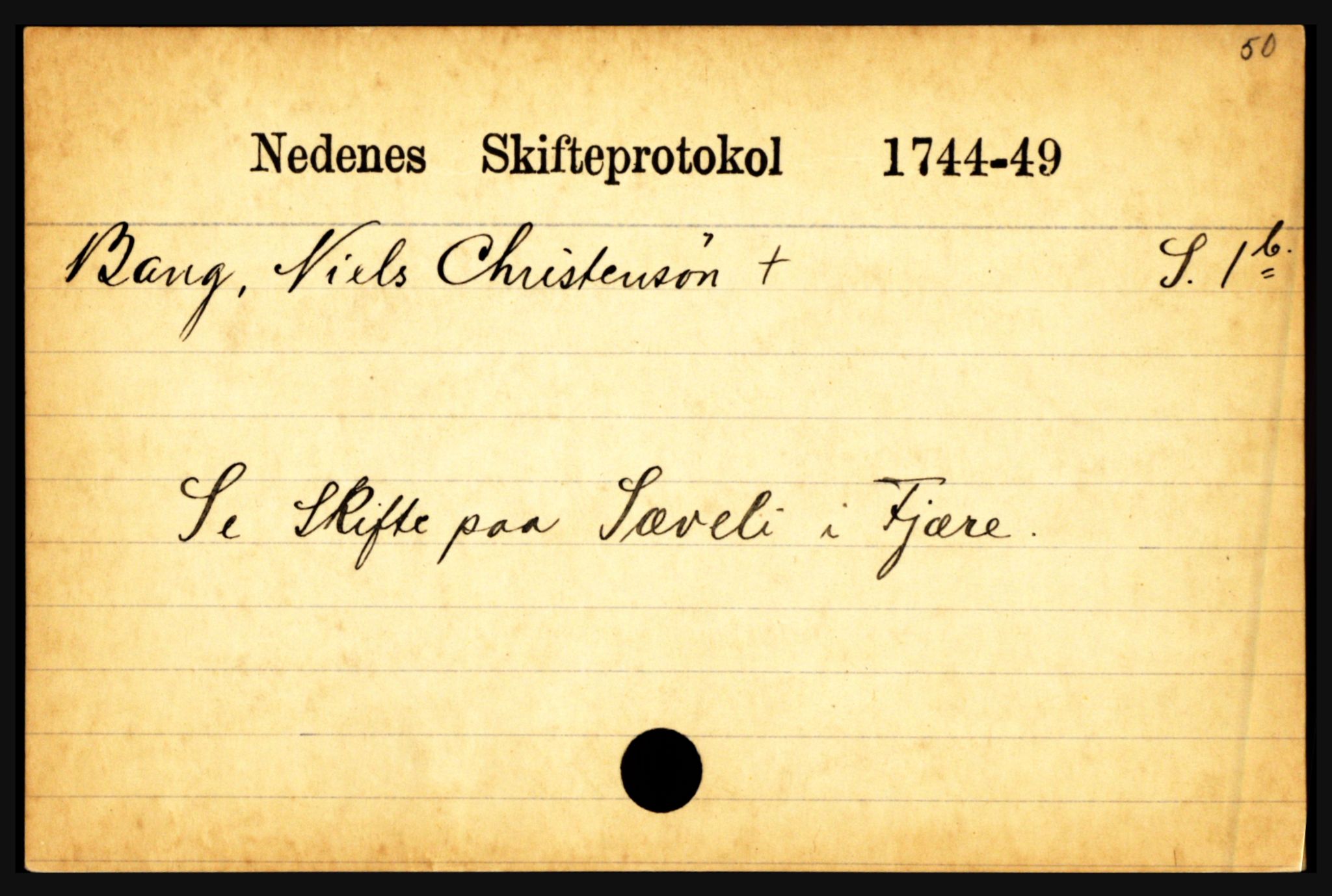 Nedenes sorenskriveri før 1824, AV/SAK-1221-0007/H, p. 1571