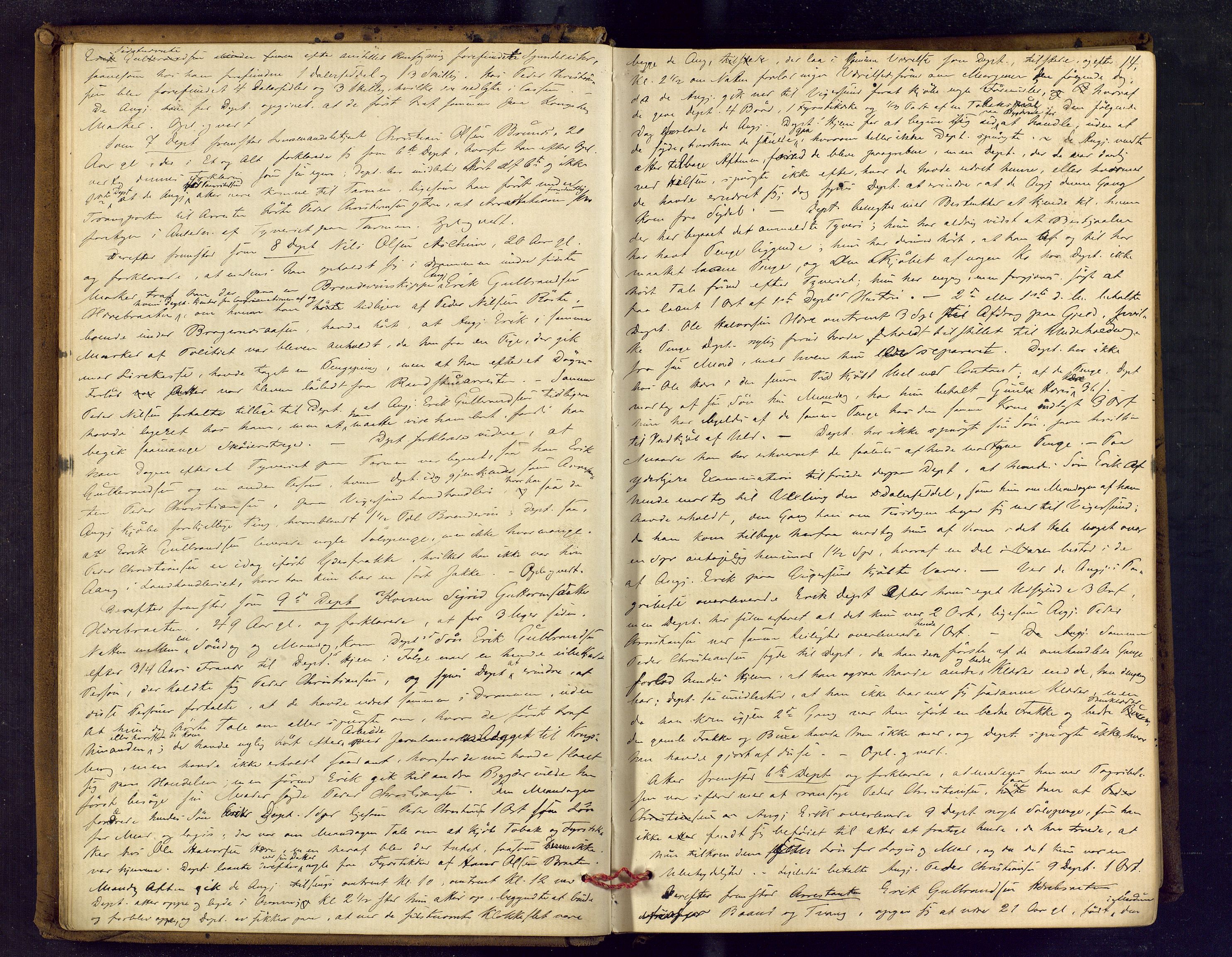 Eiker, Modum og Sigdal sorenskriveri, AV/SAKO-A-123/F/Fc/L0012: Ekstrarettsprotokoll - Modum, 1869-1883, p. 14