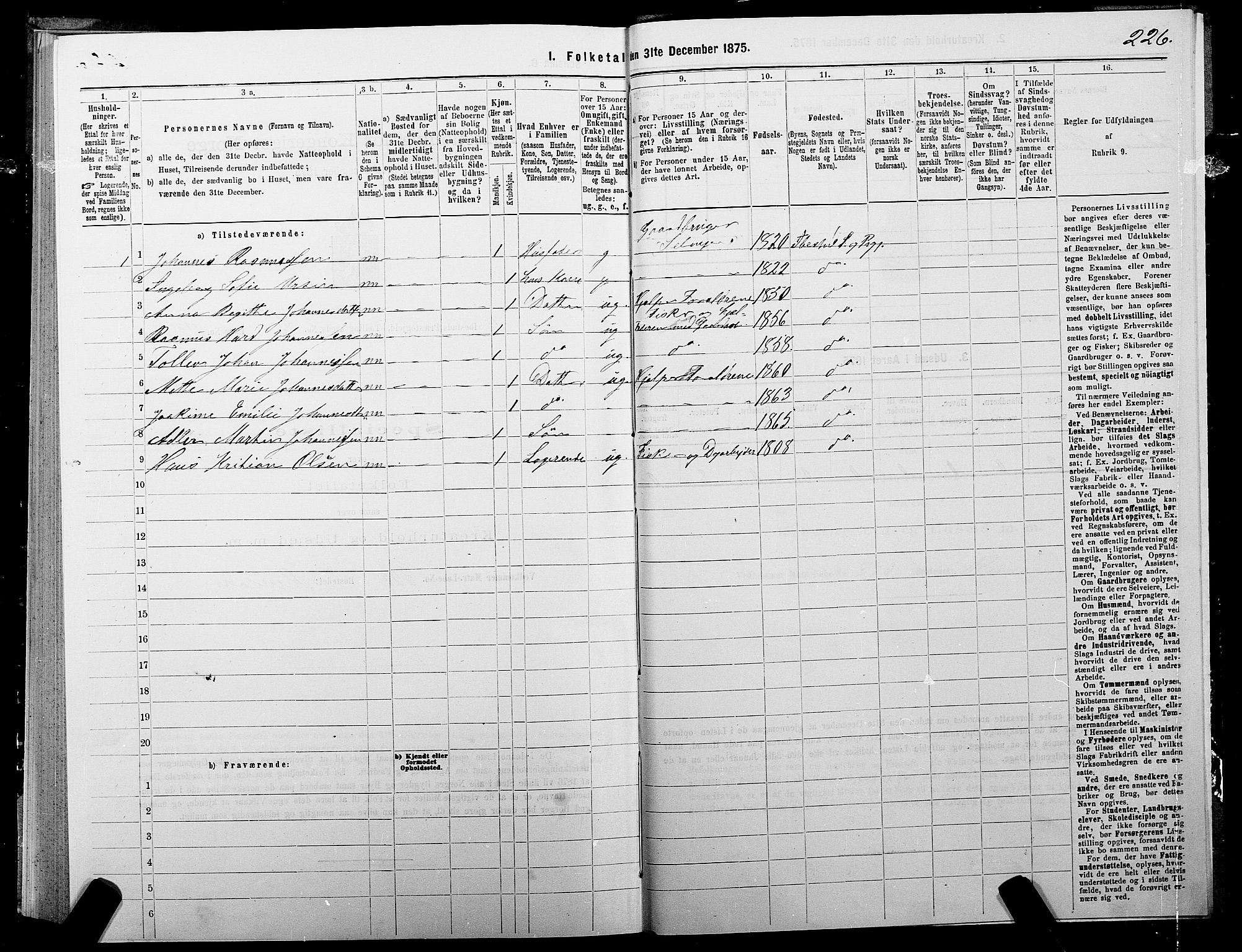 SATØ, 1875 census for 1917P Ibestad, 1875, p. 5226