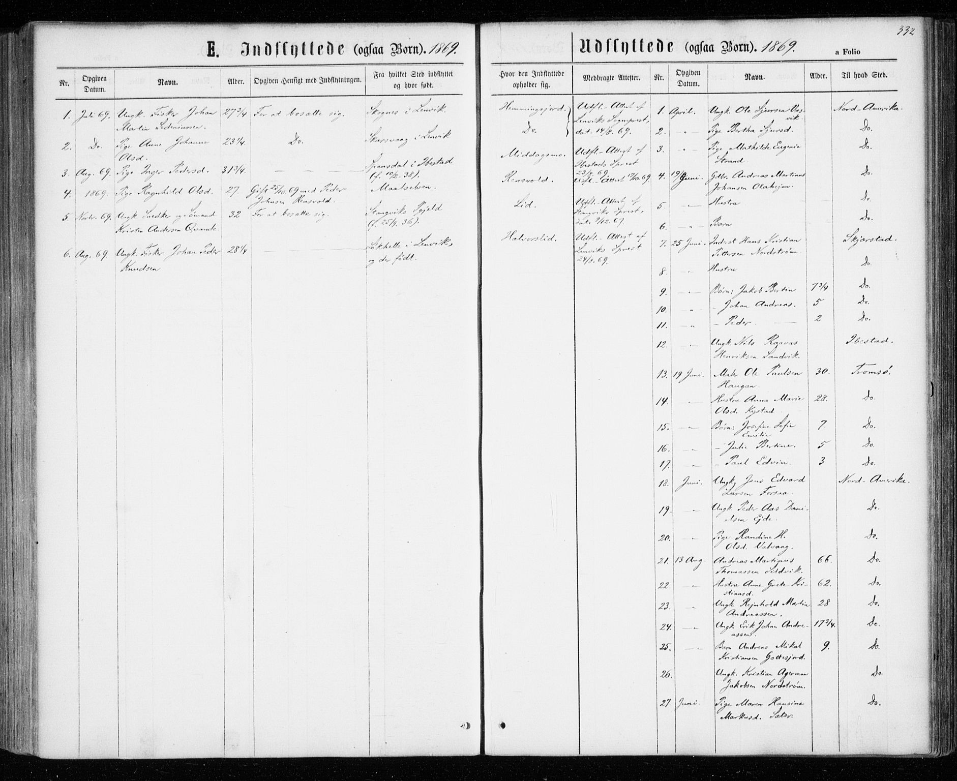 Tranøy sokneprestkontor, AV/SATØ-S-1313/I/Ia/Iaa/L0008kirke: Parish register (official) no. 8, 1867-1877, p. 332