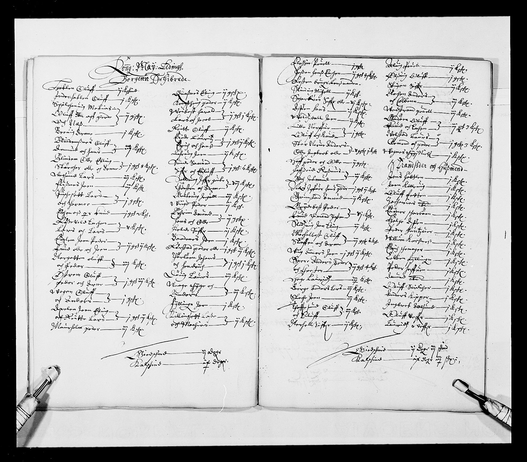 Stattholderembetet 1572-1771, RA/EA-2870/Ek/L0024/0002: Jordebøker 1633-1658: / Jordebøker for Bergenhus len, 1644-1645, p. 176