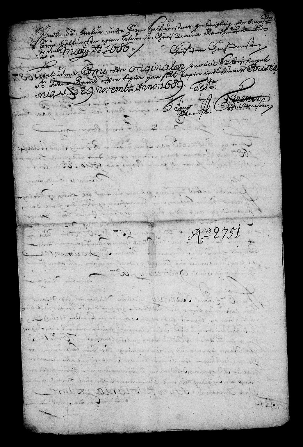 Stattholderembetet 1572-1771, AV/RA-EA-2870/Af/L0003: Avskrifter av vedlegg til originale supplikker, nummerert i samsvar med supplikkbøkene, 1689-1691, p. 245