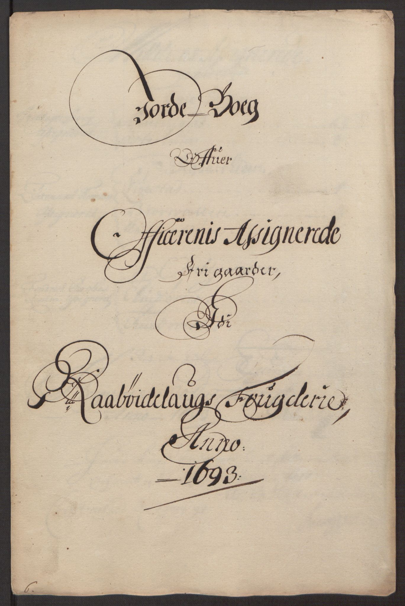 Rentekammeret inntil 1814, Reviderte regnskaper, Fogderegnskap, RA/EA-4092/R40/L2444: Fogderegnskap Råbyggelag, 1693-1696, p. 50