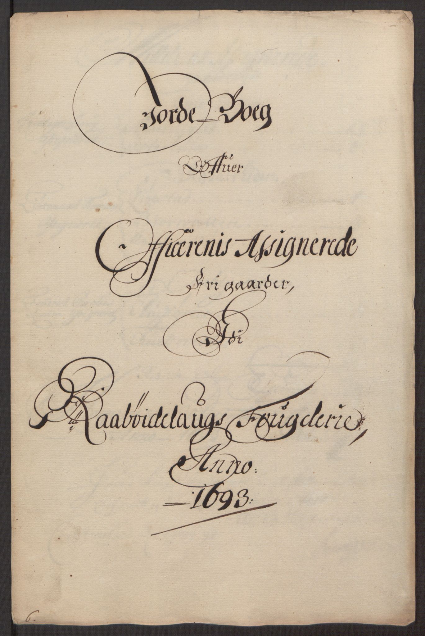 Rentekammeret inntil 1814, Reviderte regnskaper, Fogderegnskap, AV/RA-EA-4092/R40/L2444: Fogderegnskap Råbyggelag, 1693-1696, p. 50