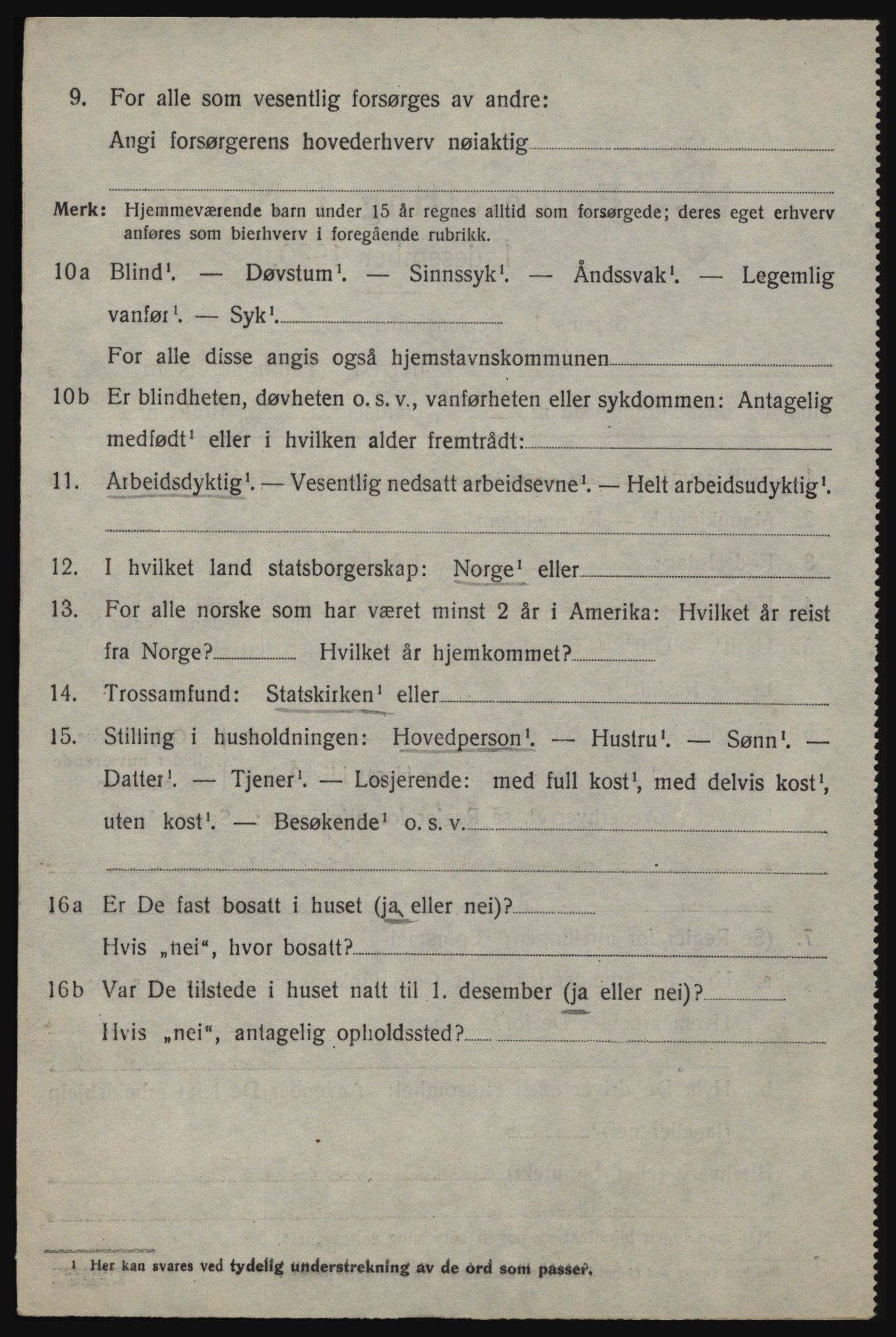 SAO, 1920 census for Berg, 1920, p. 4750