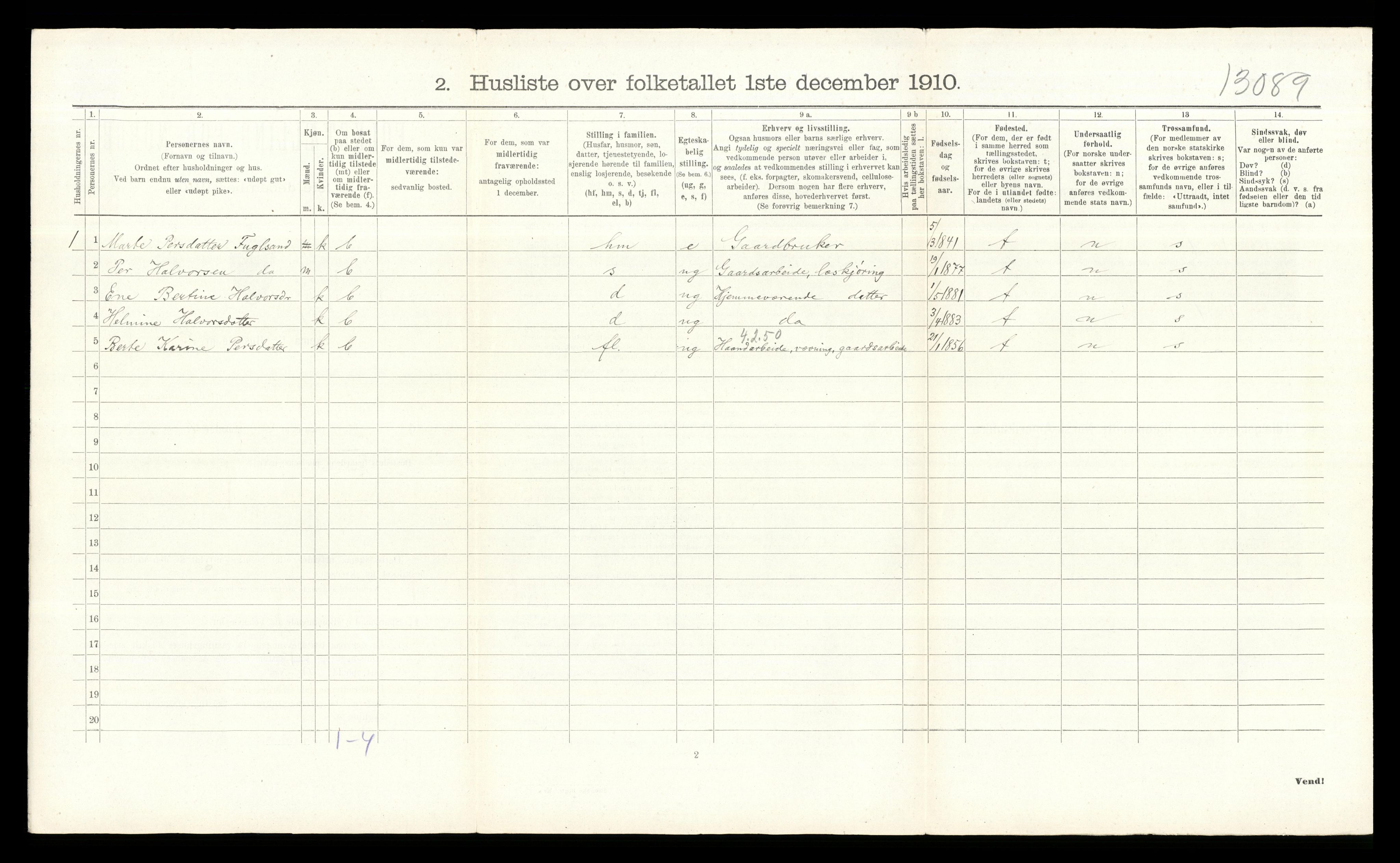 RA, 1910 census for Åmot, 1910, p. 1226