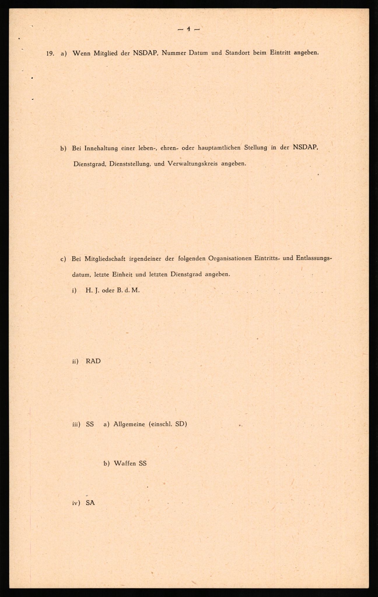 Forsvaret, Forsvarets overkommando II, RA/RAFA-3915/D/Db/L0023: CI Questionaires. Tyske okkupasjonsstyrker i Norge. Tyskere., 1945-1946, p. 222