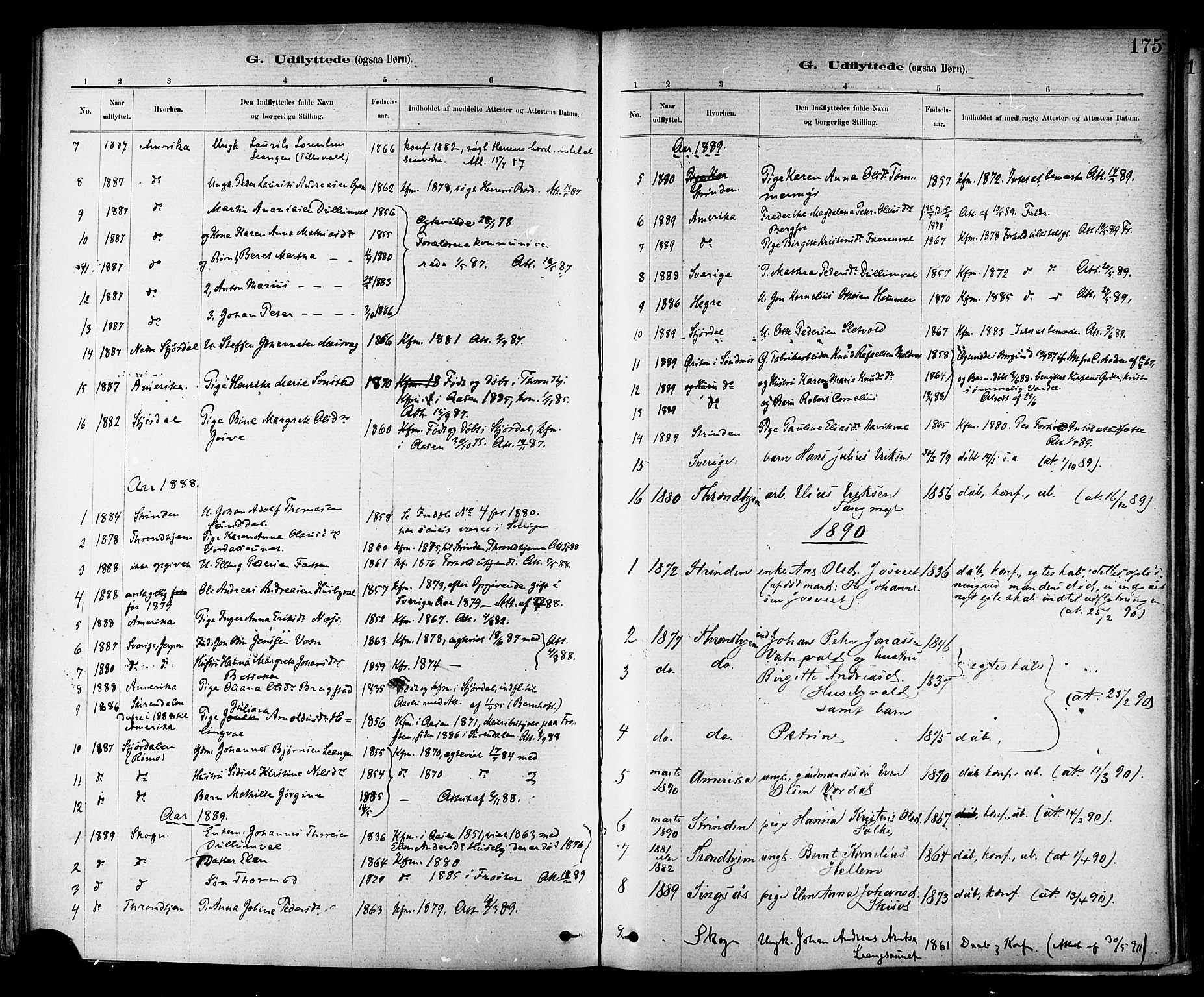 Ministerialprotokoller, klokkerbøker og fødselsregistre - Nord-Trøndelag, SAT/A-1458/714/L0130: Parish register (official) no. 714A01, 1878-1895, p. 175