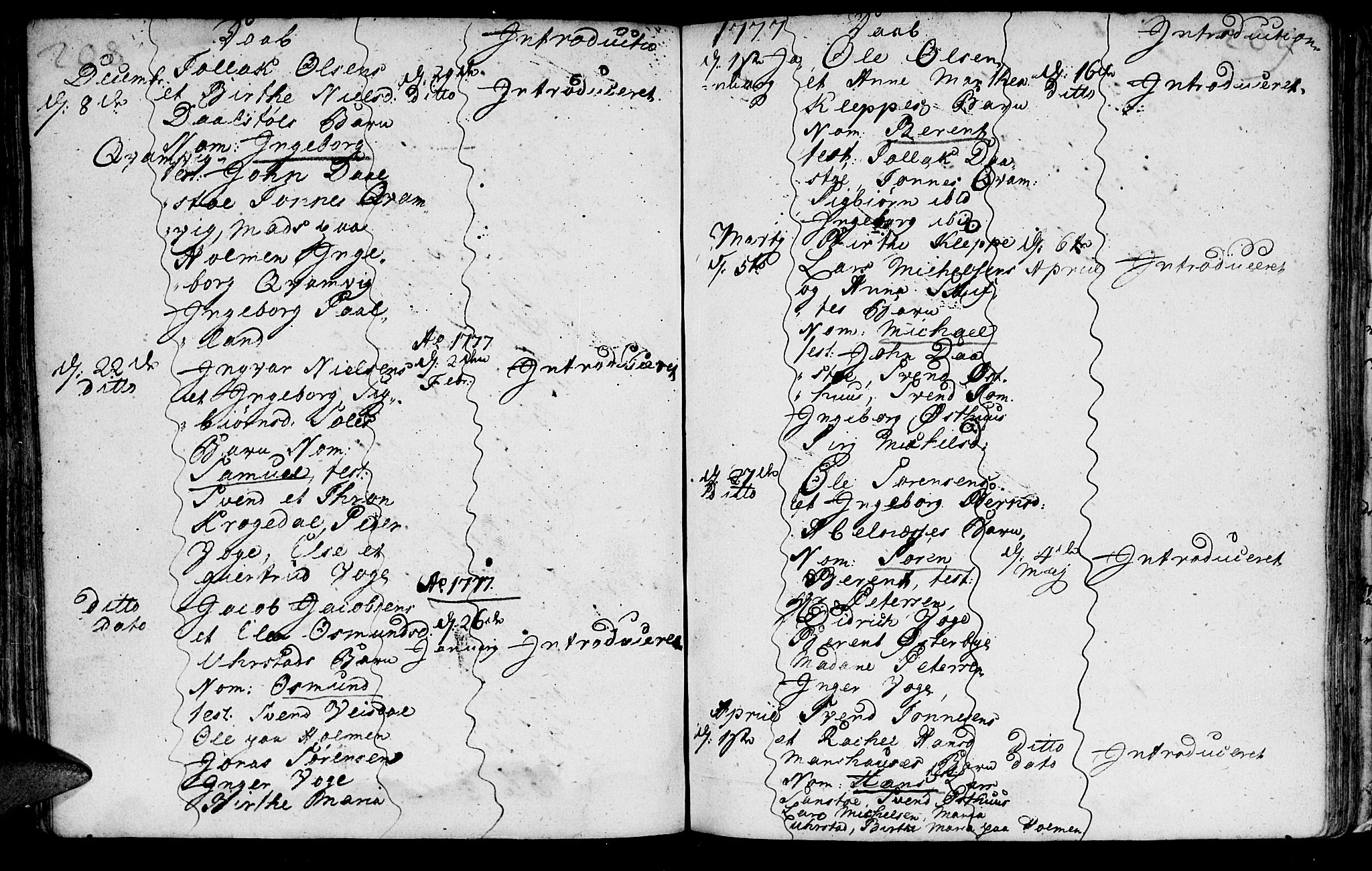 Flekkefjord sokneprestkontor, SAK/1111-0012/F/Fa/Fab/L0001: Parish register (official) no. A 1, 1750-1780, p. 208-209