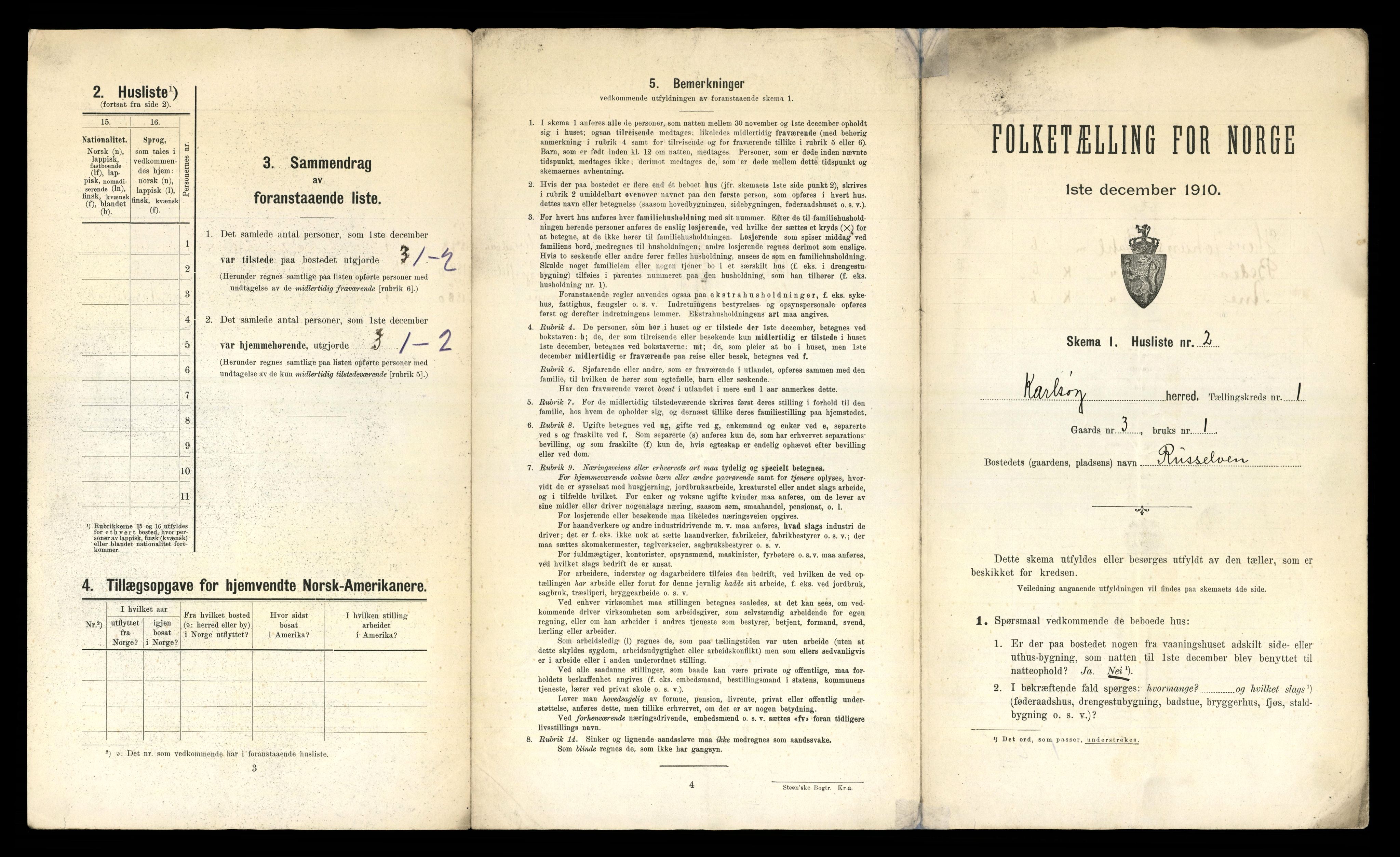 RA, 1910 census for Karlsøy, 1910, p. 33