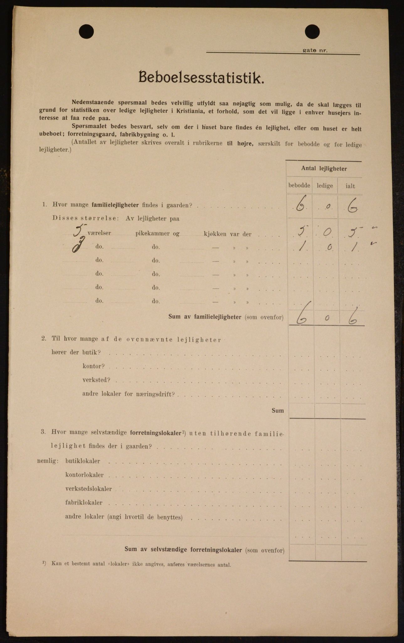 OBA, Municipal Census 1909 for Kristiania, 1909, p. 31760