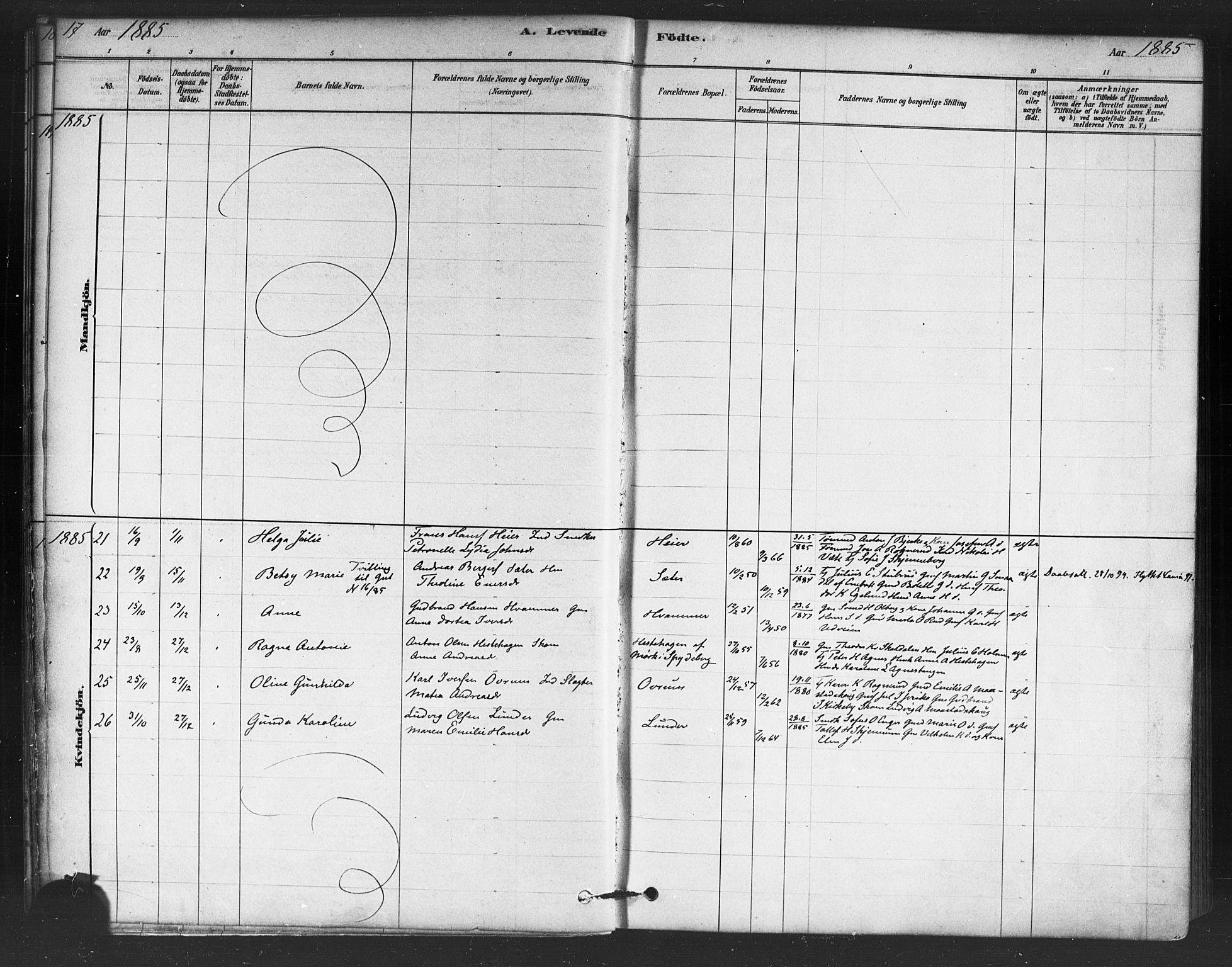 Trøgstad prestekontor Kirkebøker, AV/SAO-A-10925/F/Fb/L0001: Parish register (official) no. II 1, 1878-1902, p. 17