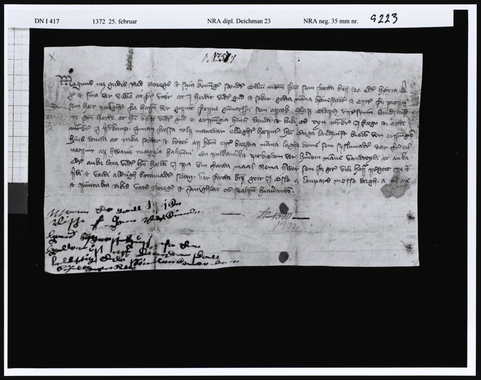 Riksarkivets diplomsamling, AV/RA-EA-5965/F14, 1294-1570, p. 55