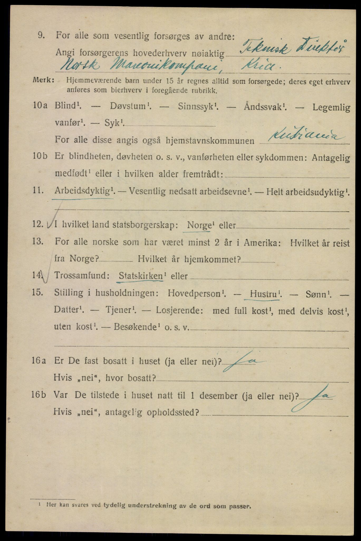 SAO, 1920 census for Kristiania, 1920, p. 150010