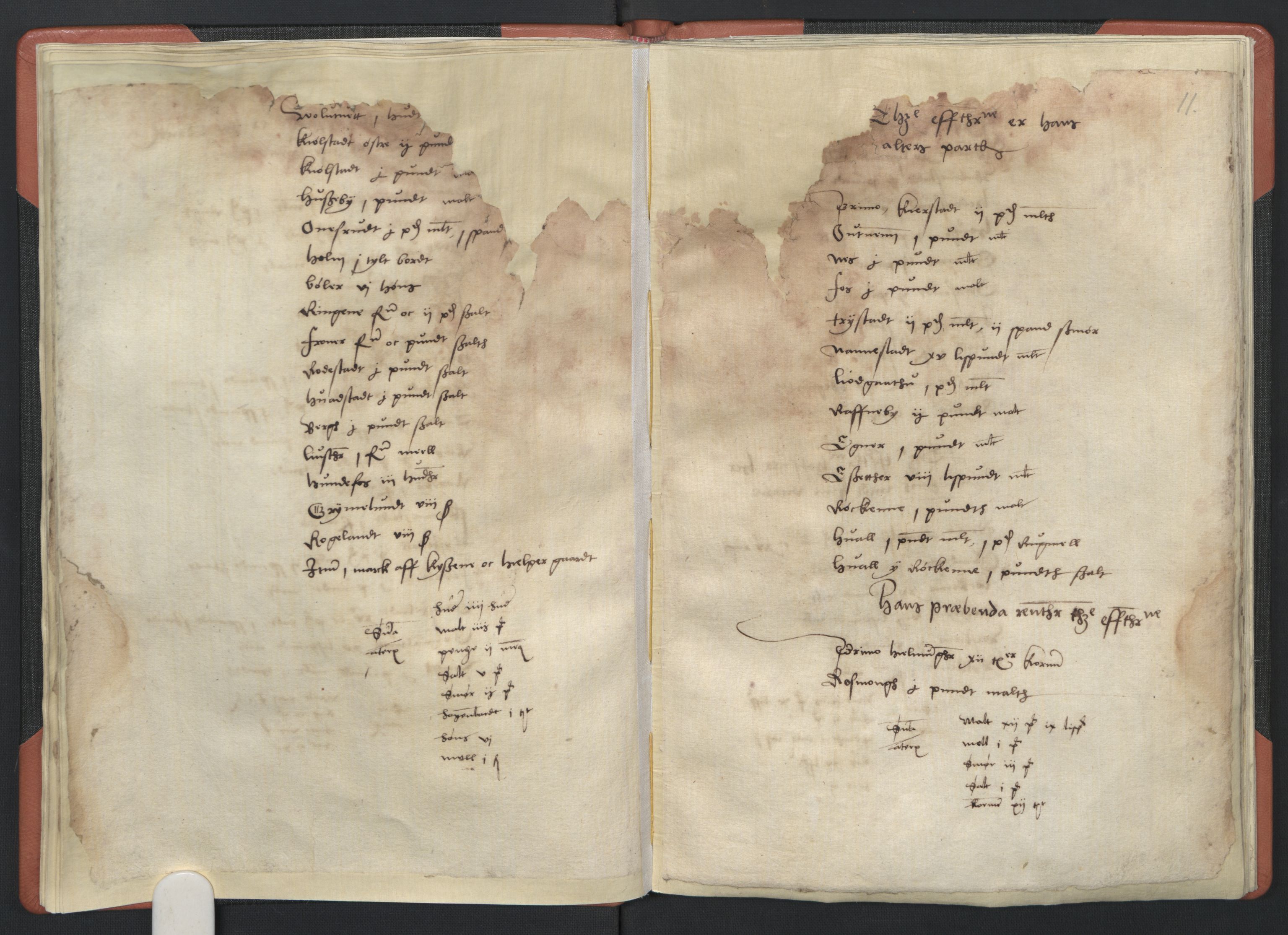 Rentekammeret inntil 1814, Reviderte regnskaper, Lensregnskaper, AV/RA-EA-5023/R/Ra/L0016: Kirke- og klostergods, kommunegods m.m., 1549-1555;   Bergverksregnskap, 1540-1541, 1540-1555