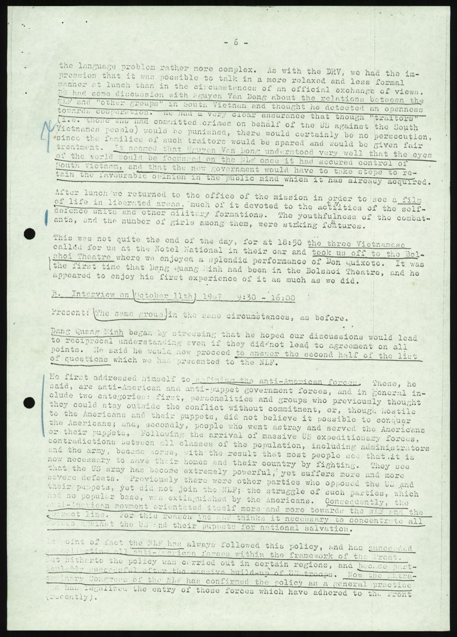 Utenriksdepartementet, hovedarkiv, AV/RA-S-6794/D/Da/Daa/L0969/0001: Verdenspolitikk. Fremmede staters politikk. Generelt / Sør-Vietnam: Nobelpristakeres fredsaksjoner (2 mapper), 1967-1969, p. 36