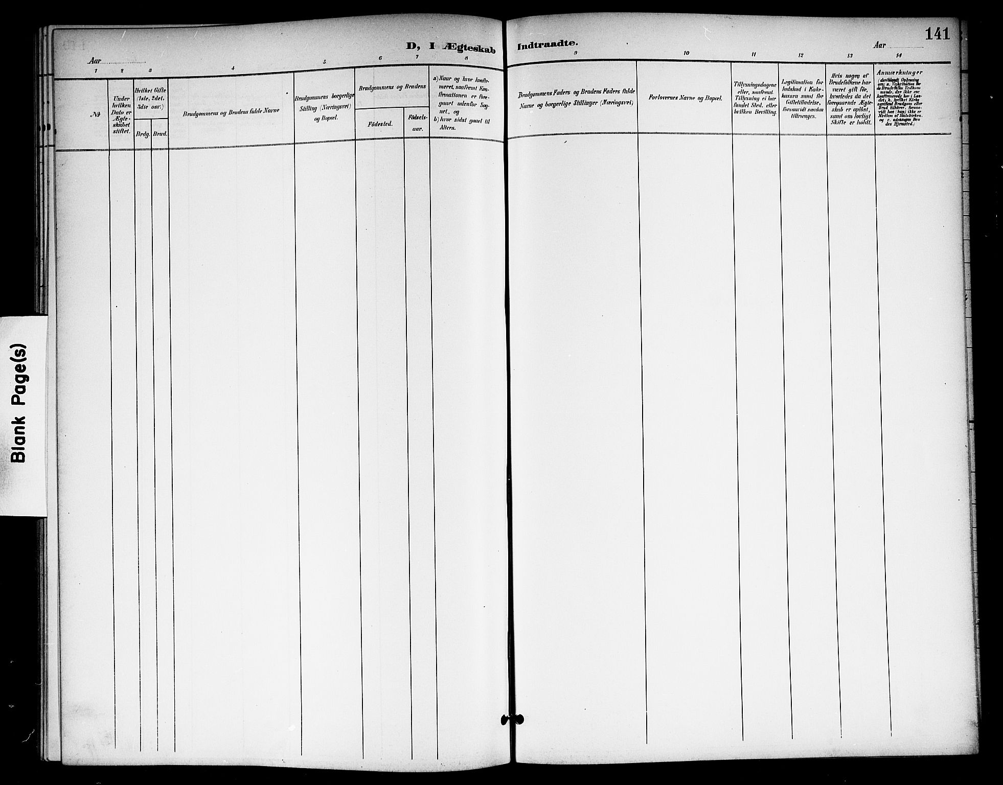 Larvik kirkebøker, AV/SAKO-A-352/G/Gb/L0004: Parish register (copy) no. II 4, 1899-1919, p. 141