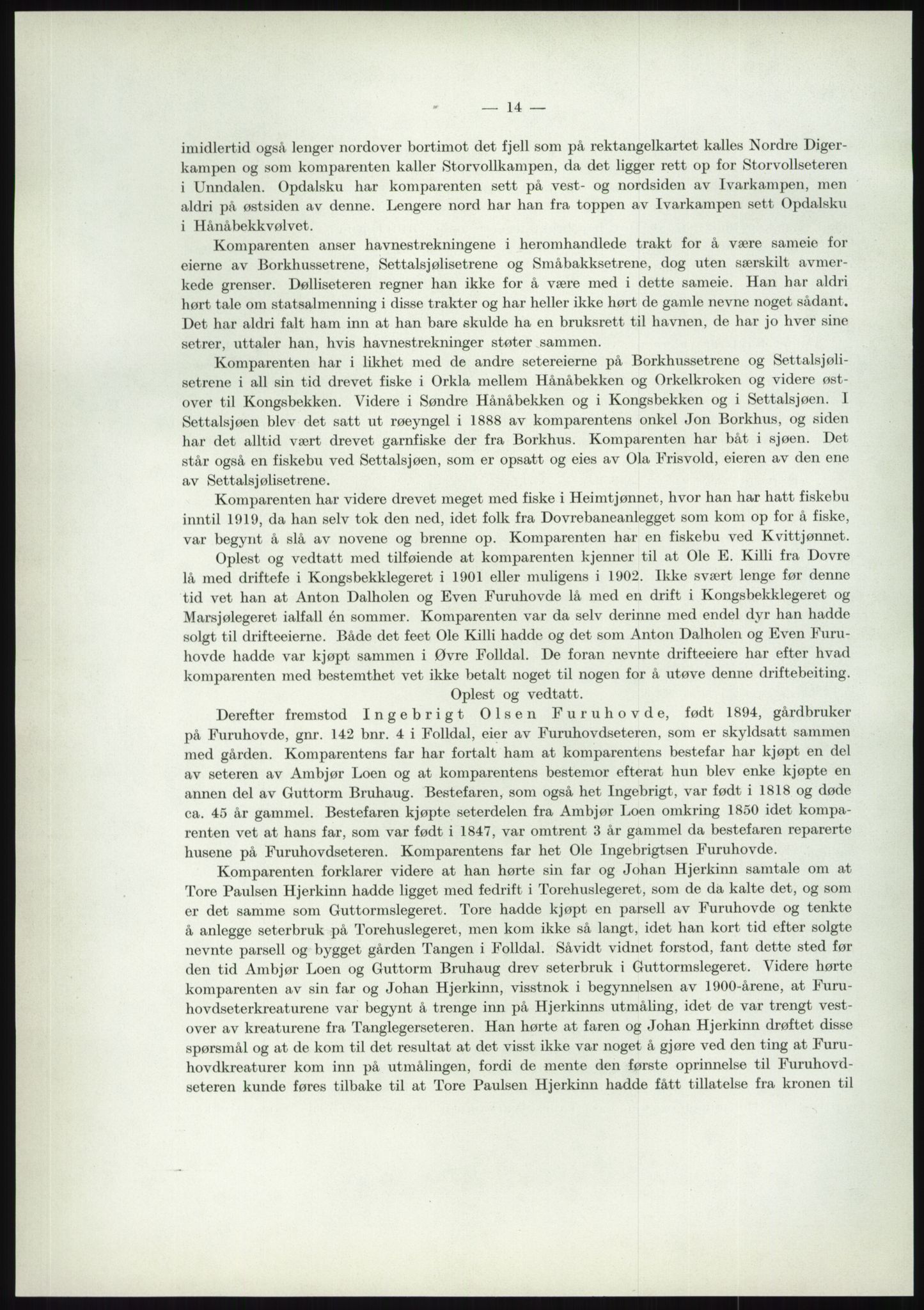 Høyfjellskommisjonen, AV/RA-S-1546/X/Xa/L0001: Nr. 1-33, 1909-1953, p. 3618