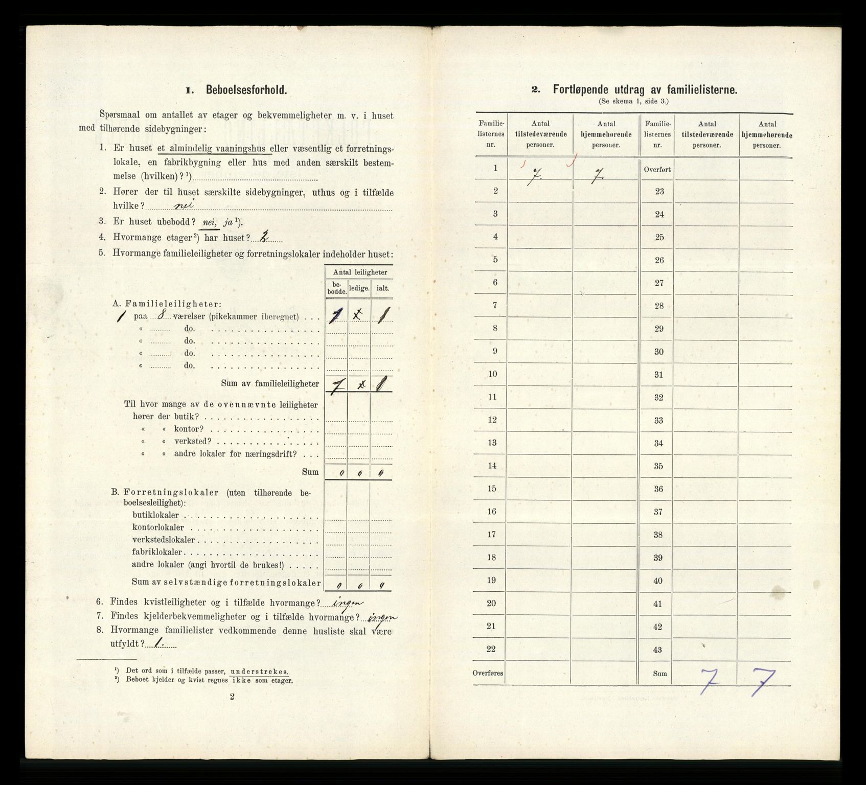 RA, 1910 census for Bergen, 1910, p. 4806