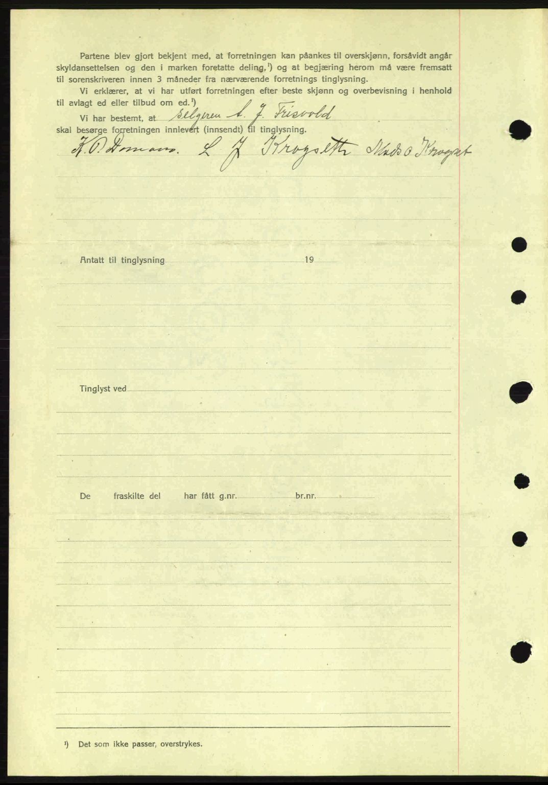 Romsdal sorenskriveri, AV/SAT-A-4149/1/2/2C: Mortgage book no. A1, 1936-1936, Diary no: : 603/1936