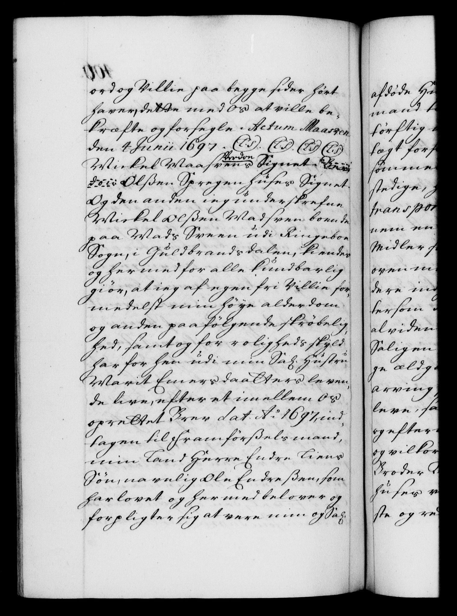 Danske Kanselli 1572-1799, AV/RA-EA-3023/F/Fc/Fca/Fcaa/L0020: Norske registre, 1708-1711, p. 406b