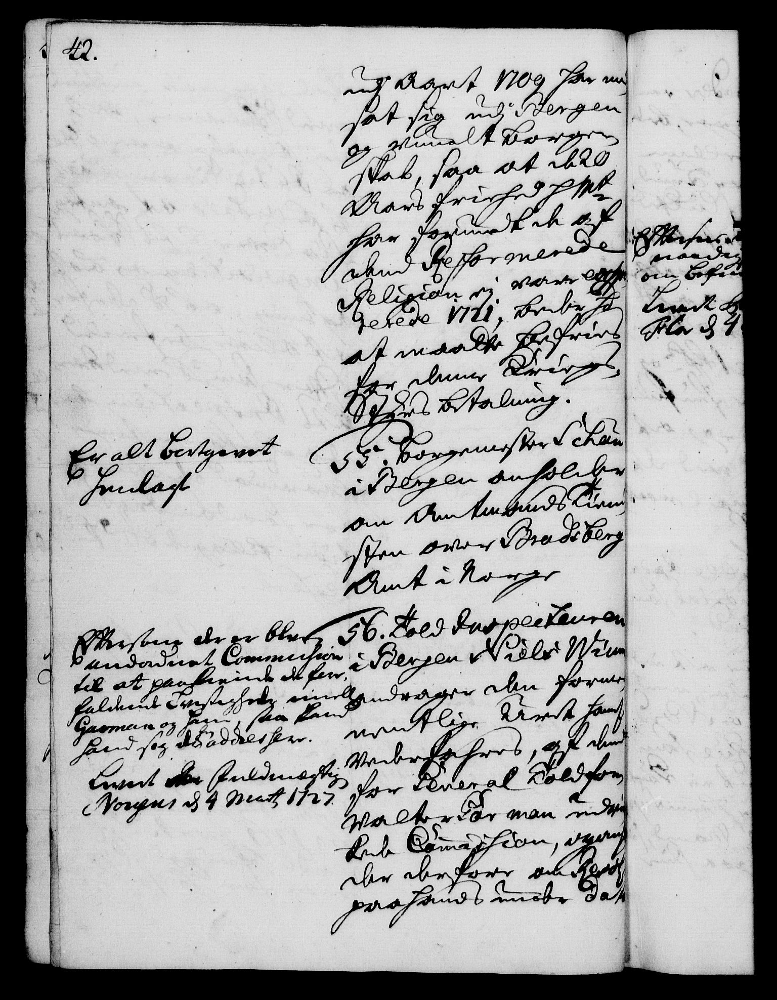 Rentekammeret, Kammerkanselliet, RA/EA-3111/G/Gh/Gha/L0009: Norsk ekstraktmemorialprotokoll (merket RK 53.54), 1726-1728, p. 42