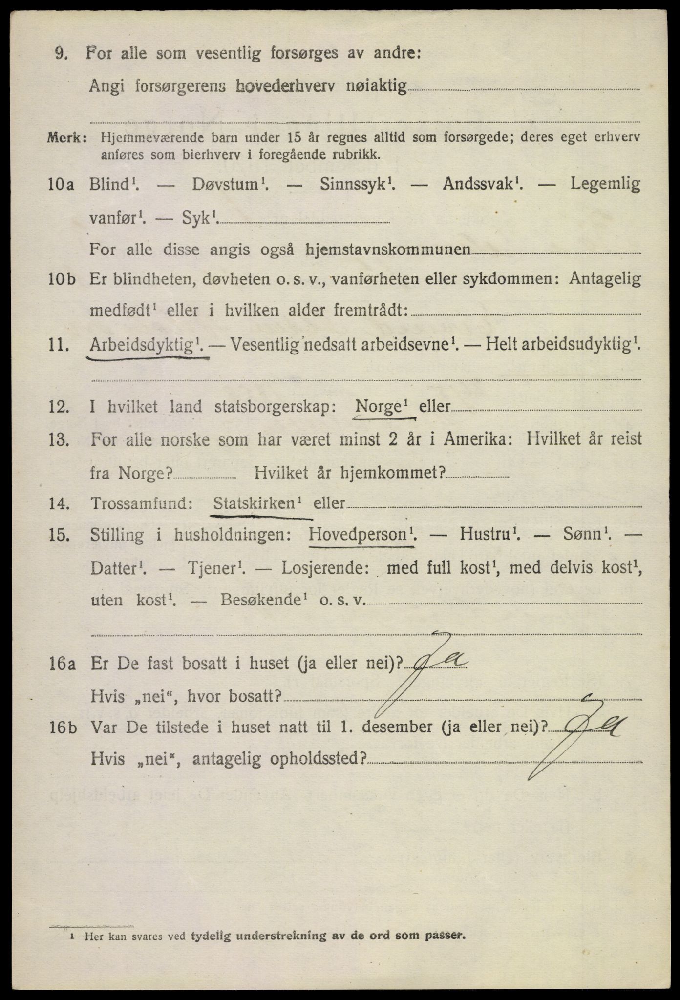 SAKO, 1920 census for Bø (Telemark), 1920, p. 2815