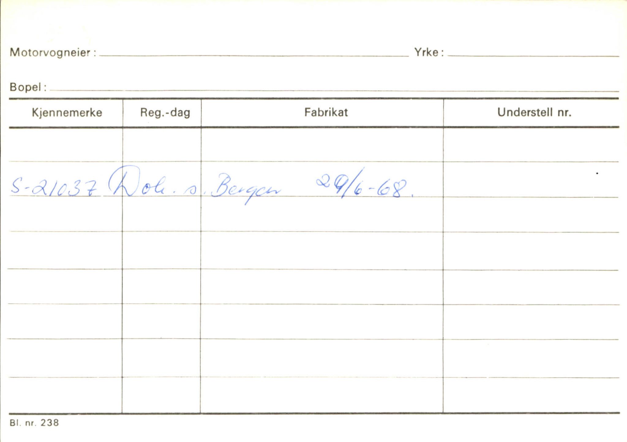 Statens vegvesen, Sogn og Fjordane vegkontor, SAB/A-5301/4/F/L0131: Eigarregister Høyanger P-Å. Stryn S-Å, 1945-1975, p. 2437