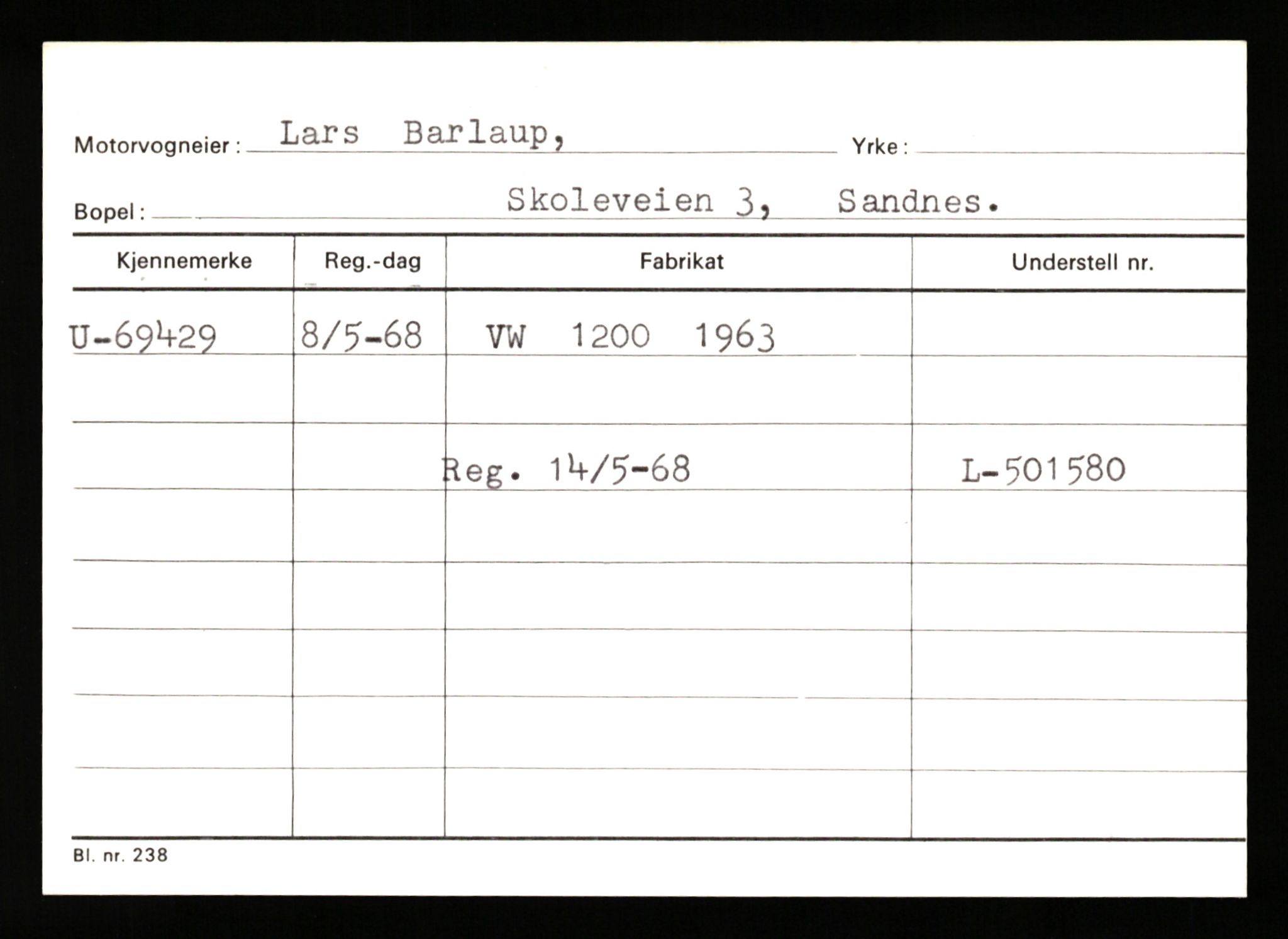 Stavanger trafikkstasjon, AV/SAST-A-101942/0/G/L0008: Registreringsnummer: 67519 - 84533, 1930-1971, p. 209