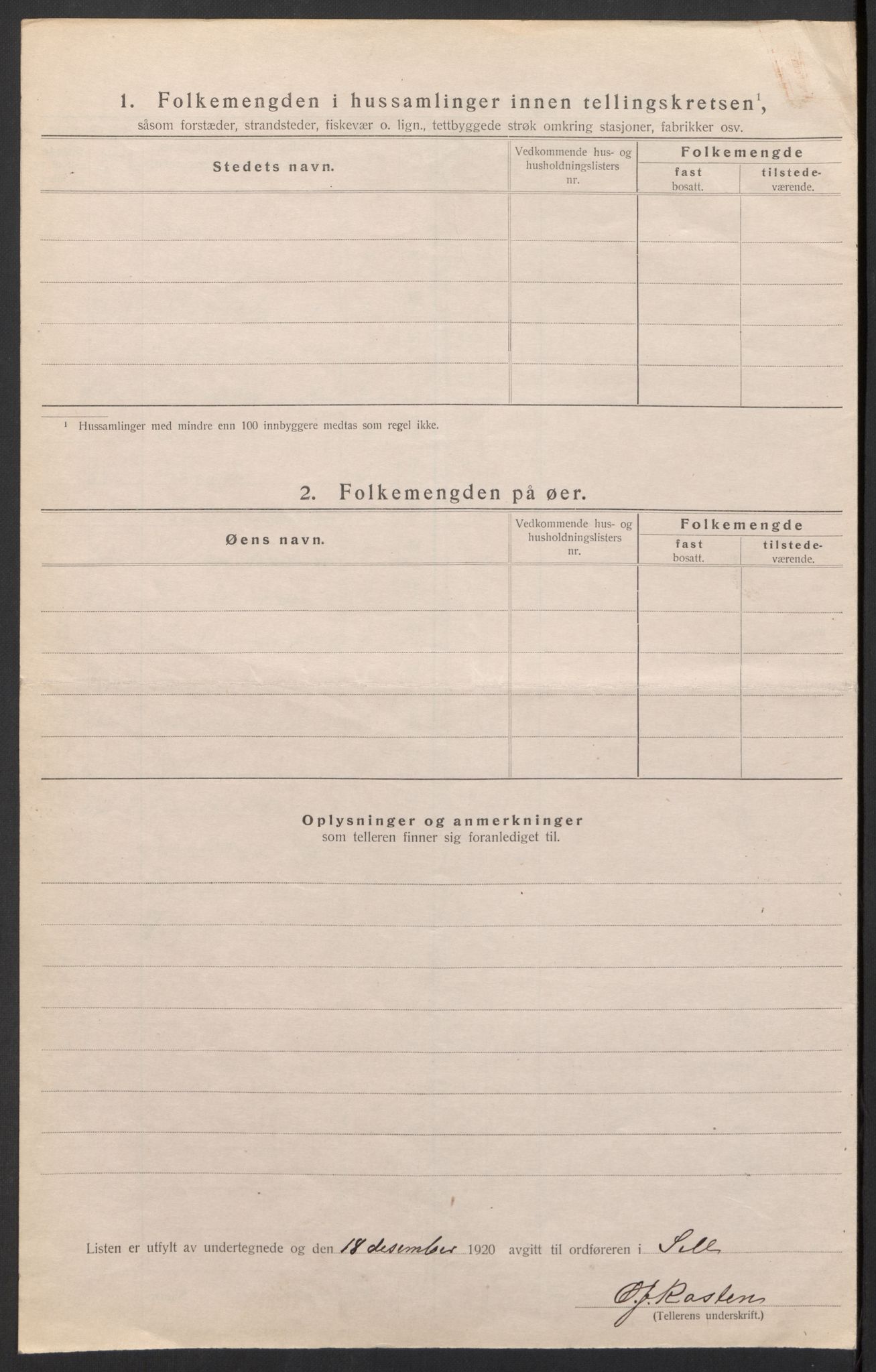 SAH, 1920 census for Sel, 1920, p. 31