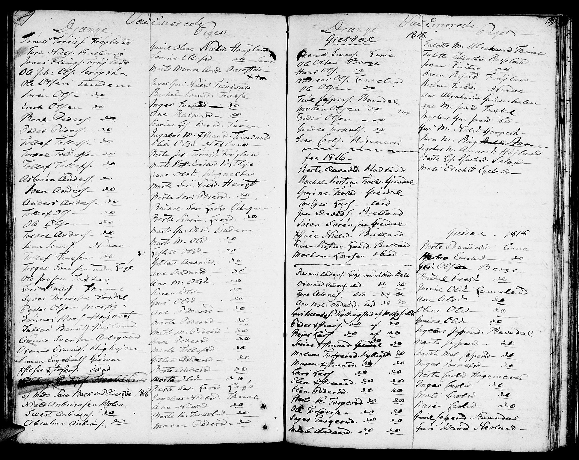 Lye sokneprestkontor, SAST/A-101794/001/30BA/L0002: Parish register (official) no. A 2, 1799-1817, p. 138