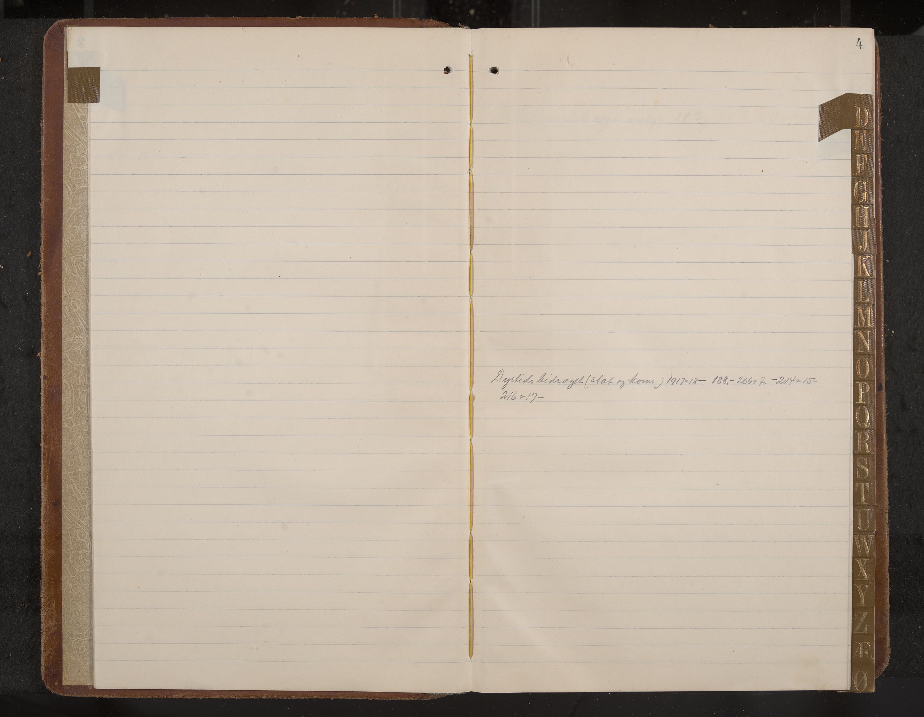 Sandar formannskap og sentraladministrasjon, IKAK/0724021/A/Aa/L0005: Møtebok med register, 1914-1918, p. 4