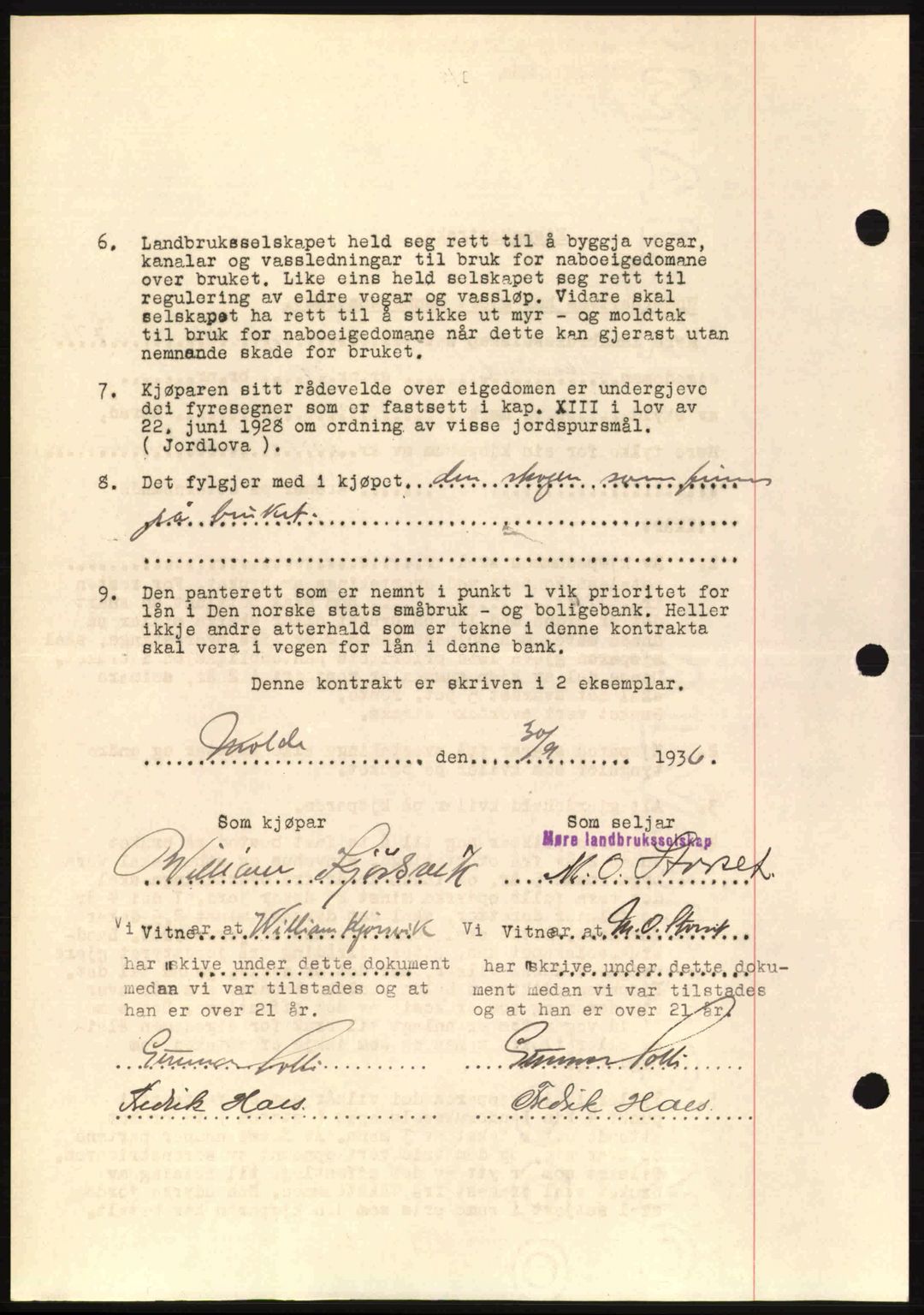 Romsdal sorenskriveri, SAT/A-4149/1/2/2C: Mortgage book no. A3, 1937-1937, Diary no: : 1734/1937