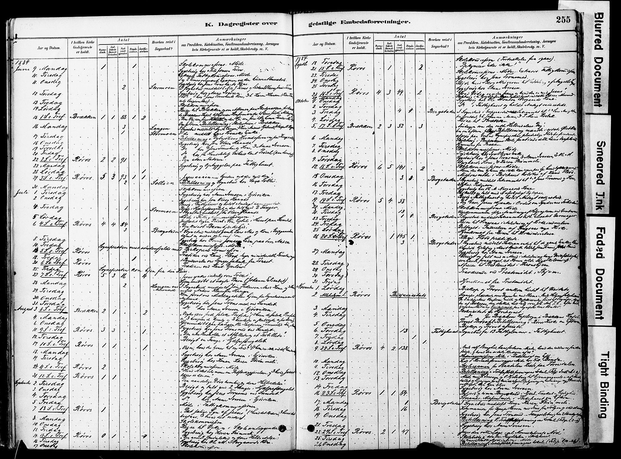 Ministerialprotokoller, klokkerbøker og fødselsregistre - Sør-Trøndelag, SAT/A-1456/681/L0933: Parish register (official) no. 681A11, 1879-1890, p. 255