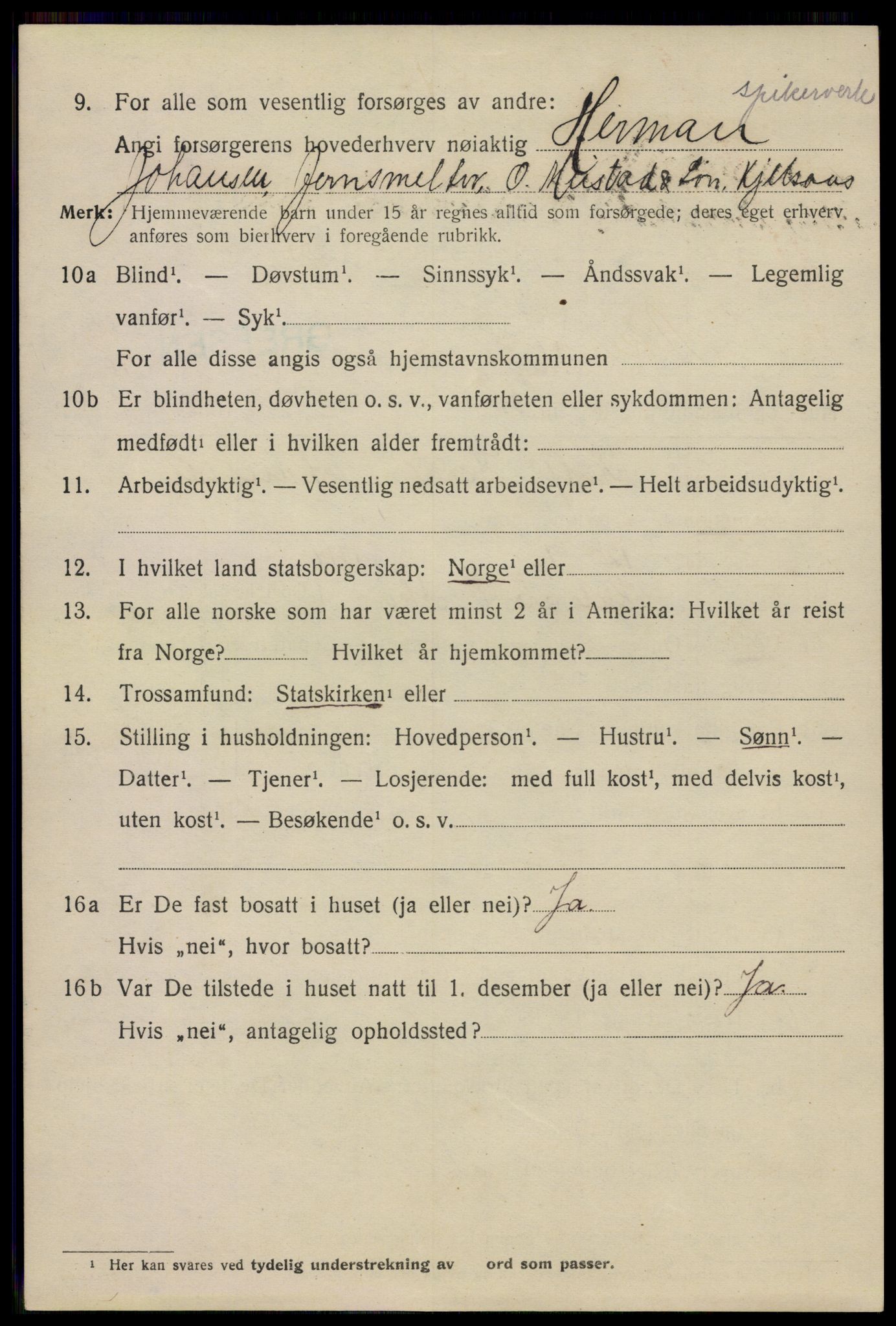 SAO, 1920 census for Aker, 1920, p. 70419