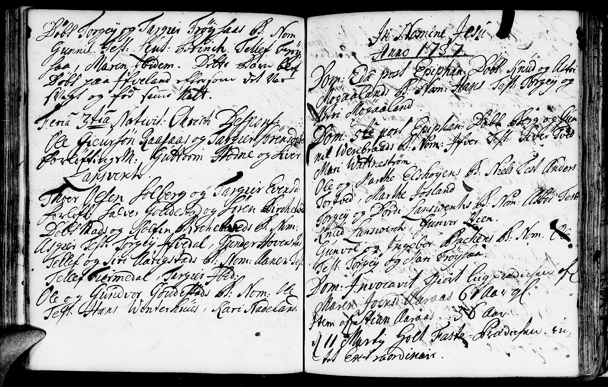 Evje sokneprestkontor, SAK/1111-0008/F/Fa/Fac/L0001: Parish register (official) no. A 1, 1705-1764, p. 179-180
