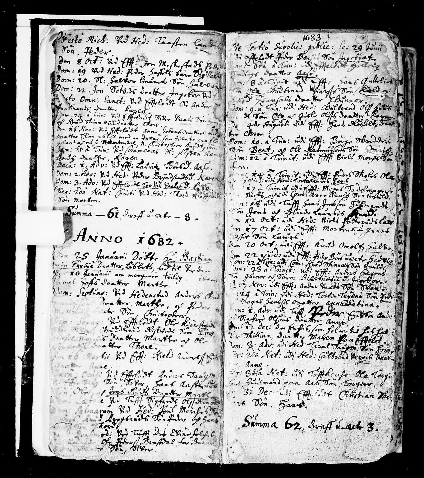 Sandsvær kirkebøker, AV/SAKO-A-244/F/Fa/L0001: Parish register (official) no. I 1, 1665-1725, p. 4