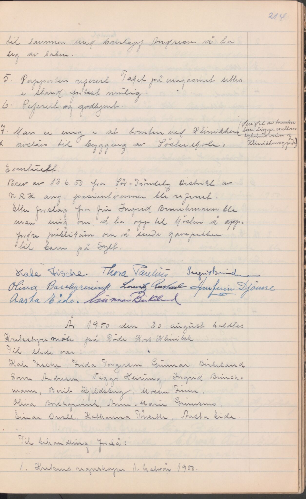 Trondheim Røde Kors, TRKO/PA-1204/A/Aa/L0003: Møtebok, 1942-1952, p. 217
