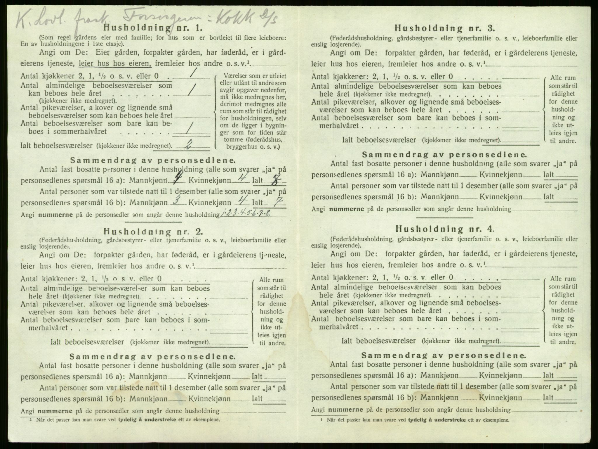 SAKO, 1920 census for Nøtterøy, 1920, p. 260